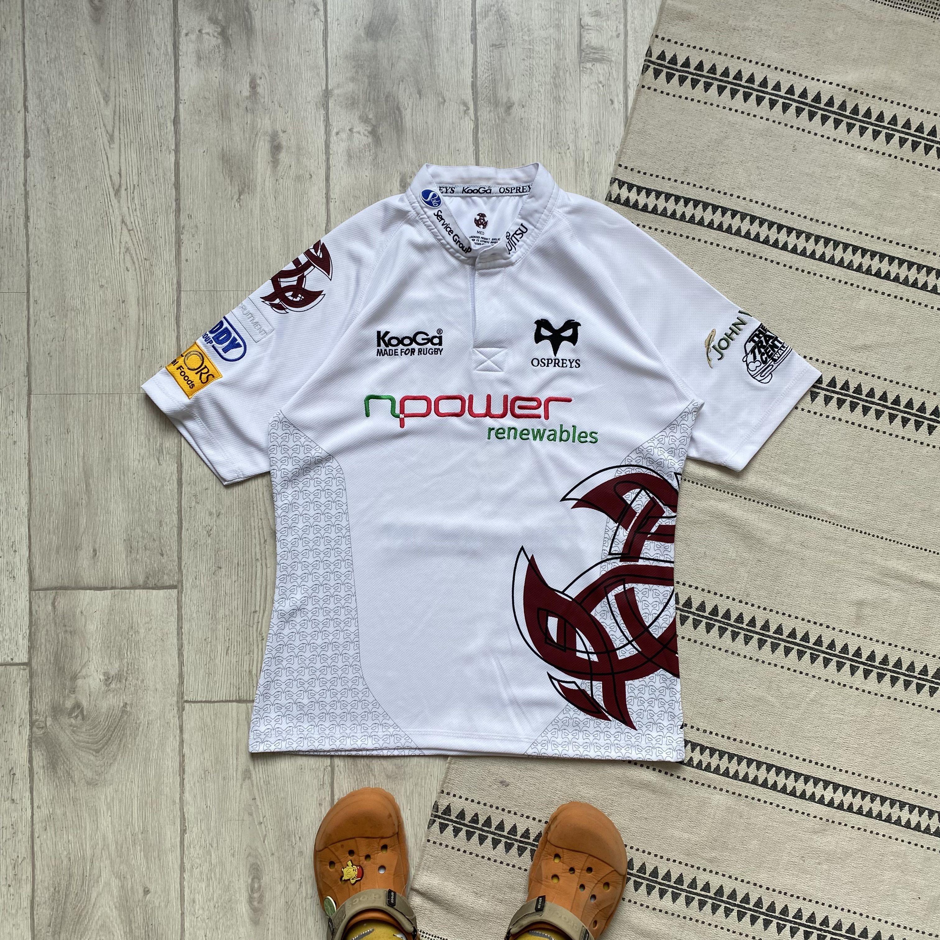 Cotton Traders 🏈 Vintage England Ospreys rugby jersey Heavy tee Blockore Size US M / EU 48-50 / 2 - 1 Thumbnail