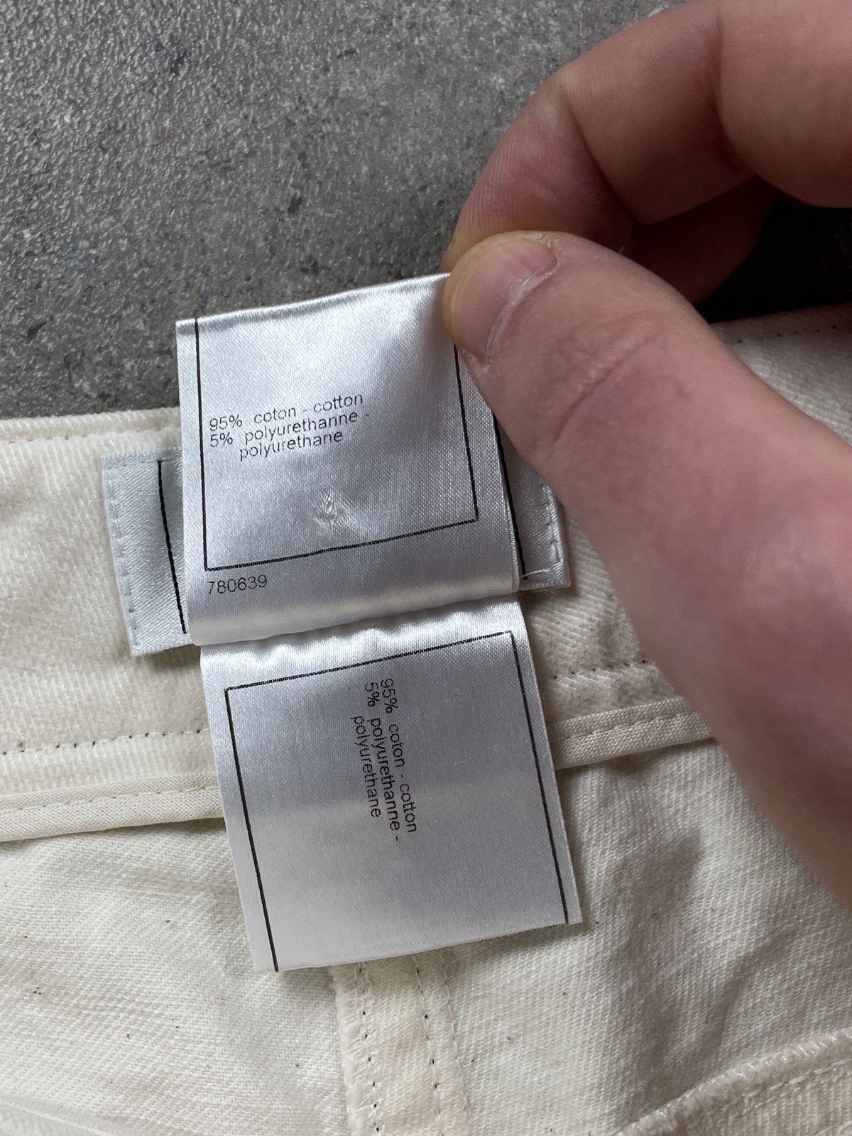 Chanel Vintage y2k chanel big logo jeans luxury designer pants Size 24" / US 00 / IT 34 - 5 Thumbnail