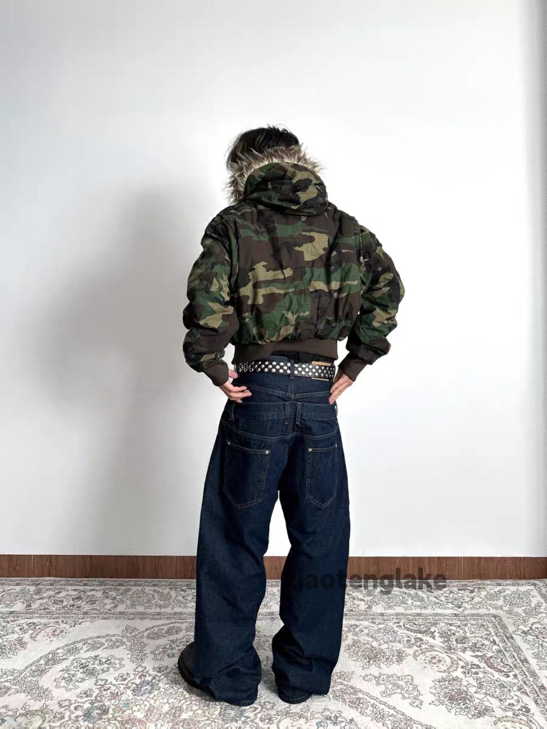 Jean xz vintage wide Leg double waist carpenter y2k jeans Size US 32 / EU 48 - 3 Thumbnail