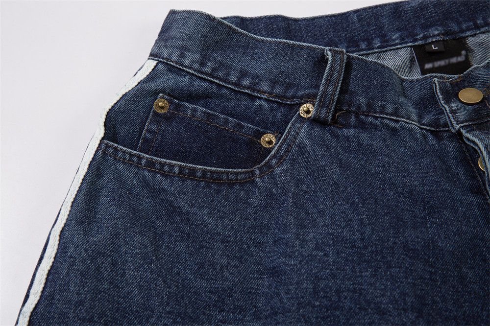 Japanese Brand × Vintage Washed Distressed Denim Knee-length Short Size US 32 / EU 48 - 4 Thumbnail