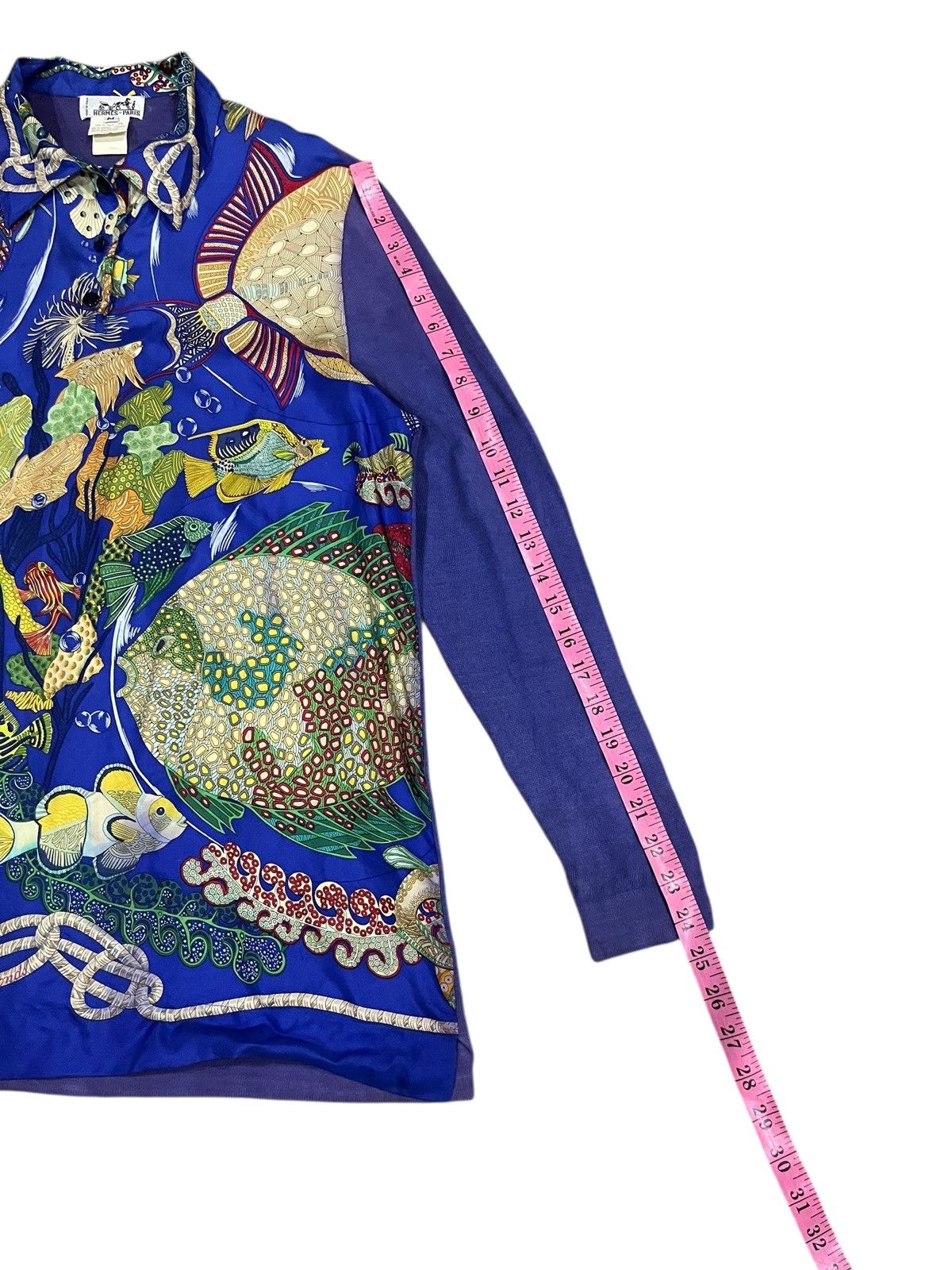 Hermes Hermès “Grands Fonds” Silk Knit Sweater/Polo – Margiela Era Size US M / EU 48-50 / 2 - 16 Thumbnail
