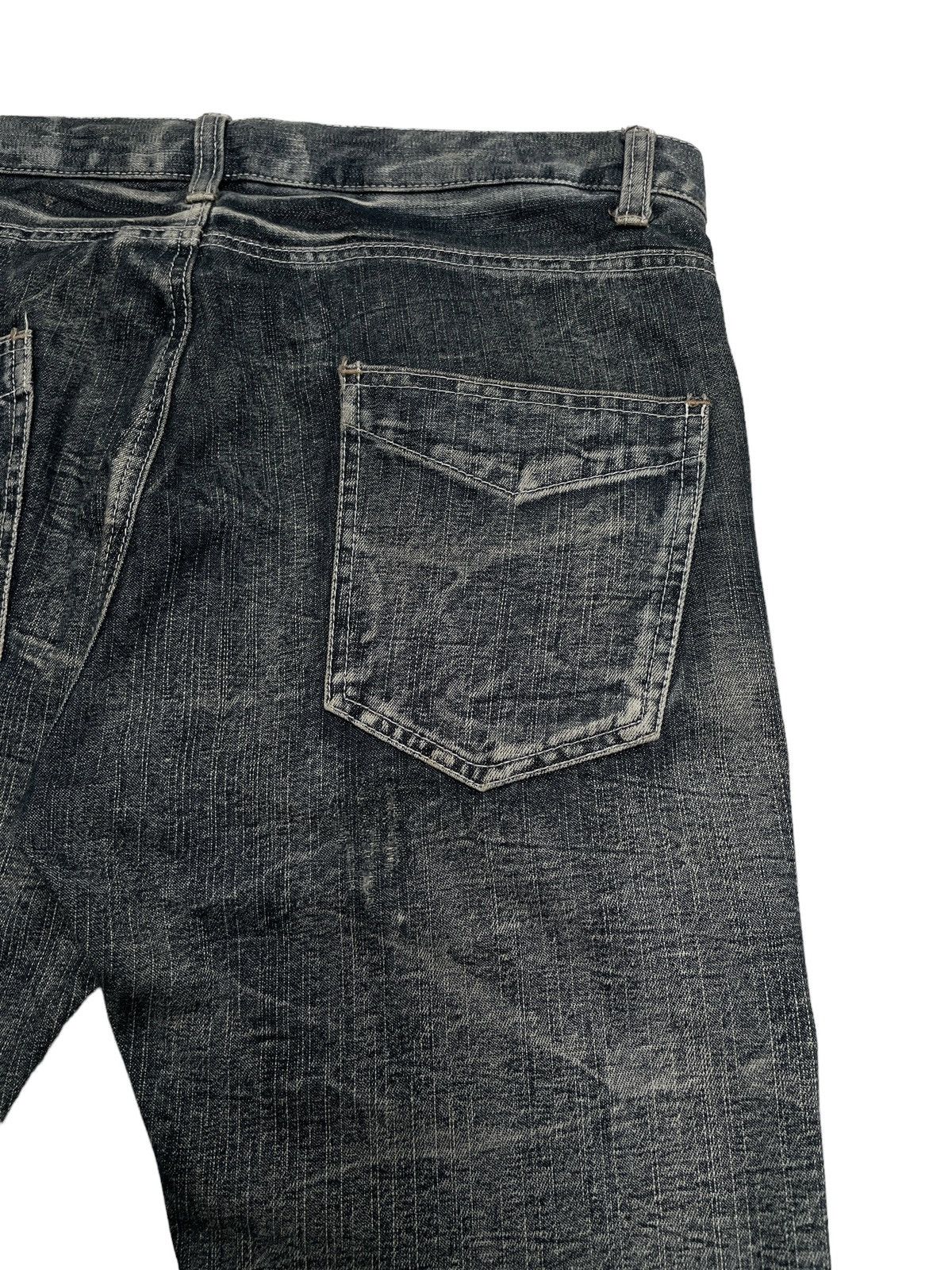 Japanese Brand × Vintage Rare Design Vintage Brand Menz Style Flared Jeans 1990s Size US 33 - 6 Thumbnail