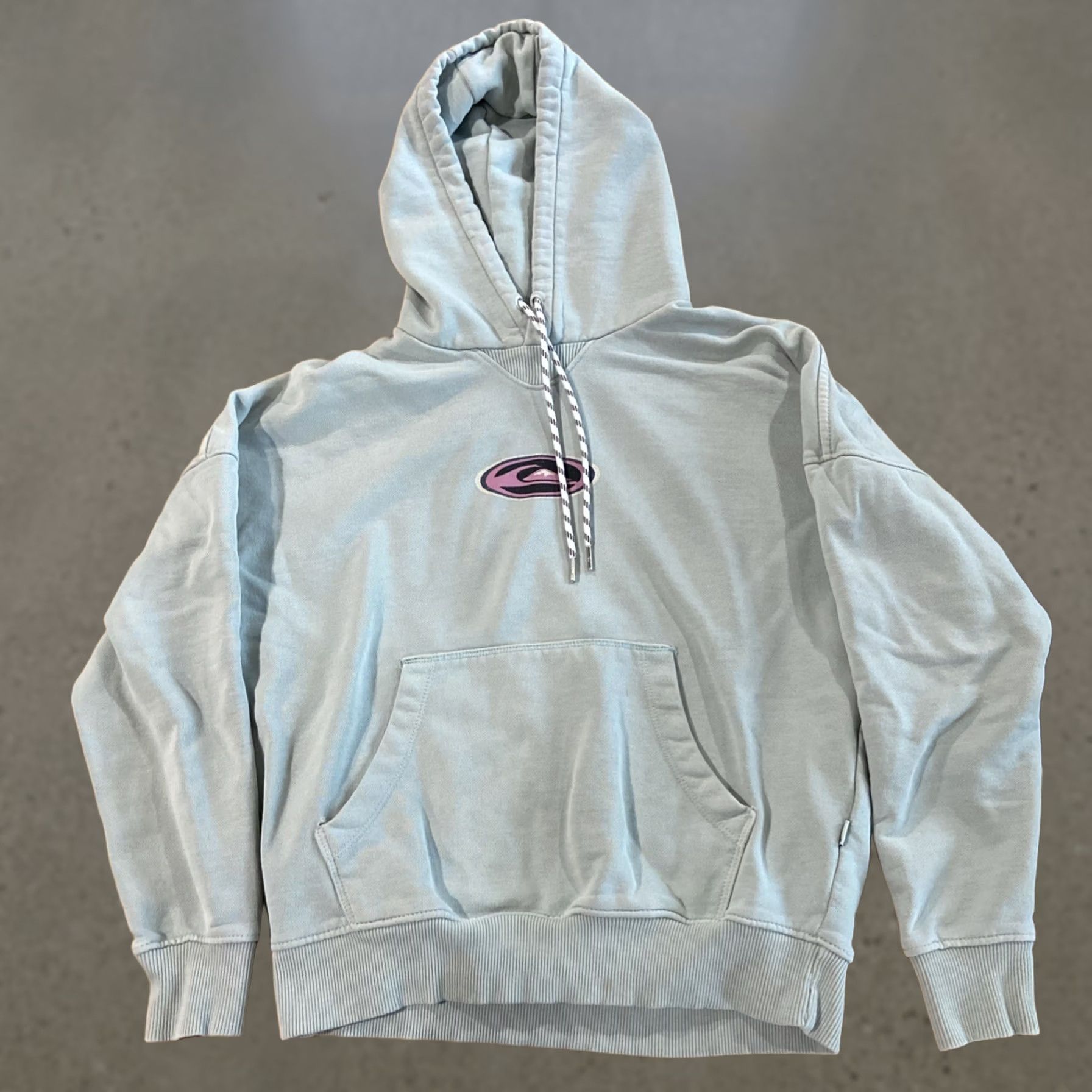 Quiksilver VINTAGE Quiksilver Pullover Hoodie Women XS Teal Sweatshirt Surf Skate 2000s Y2K Size XS / US 0-2 / IT 36-38 - 1 Thumbnail
