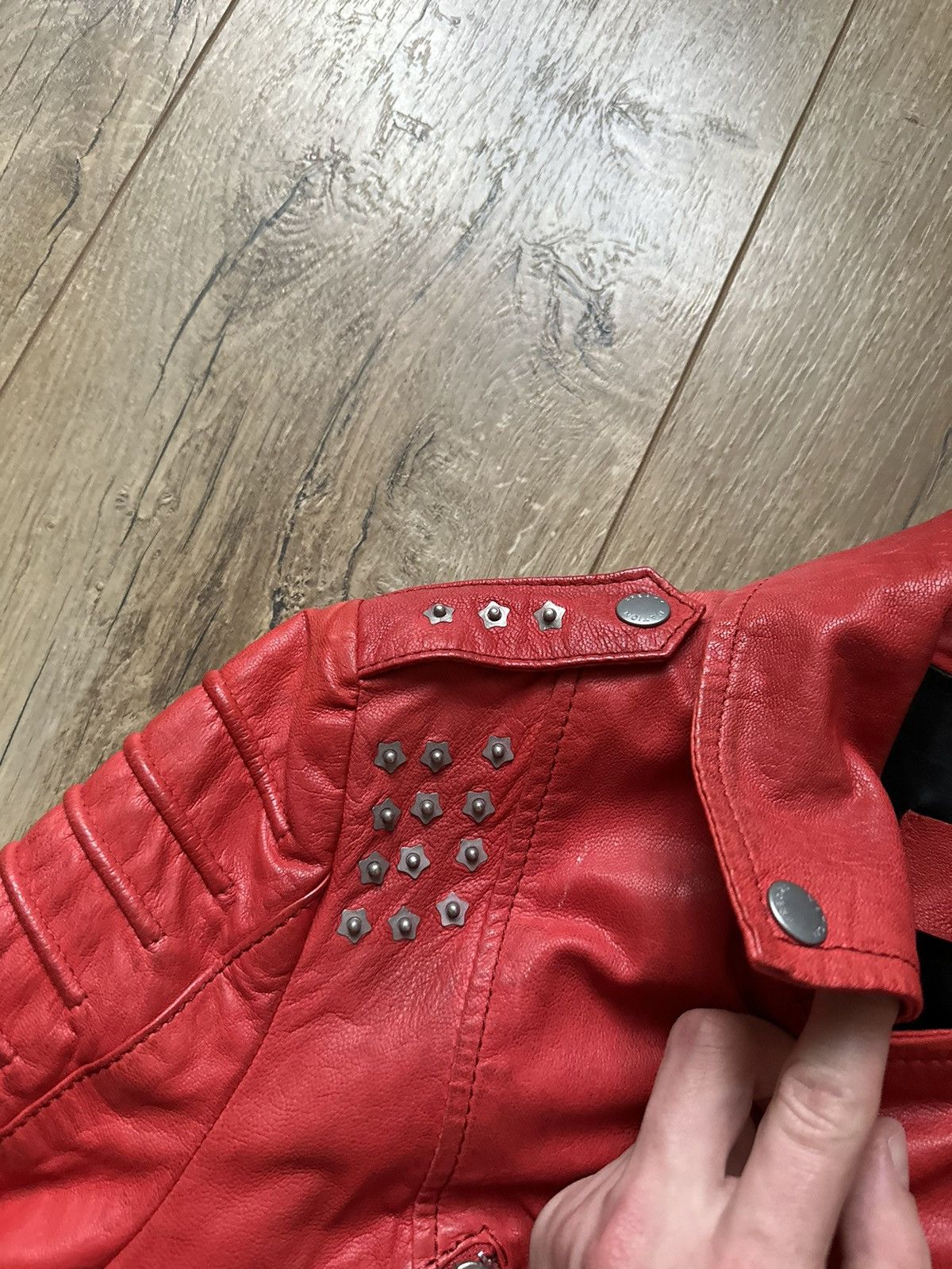 Japanese Brand Freaky Nation vintage glamour gothic leather jacket Size M / US 6-8 / IT 42-44 - 10 Thumbnail