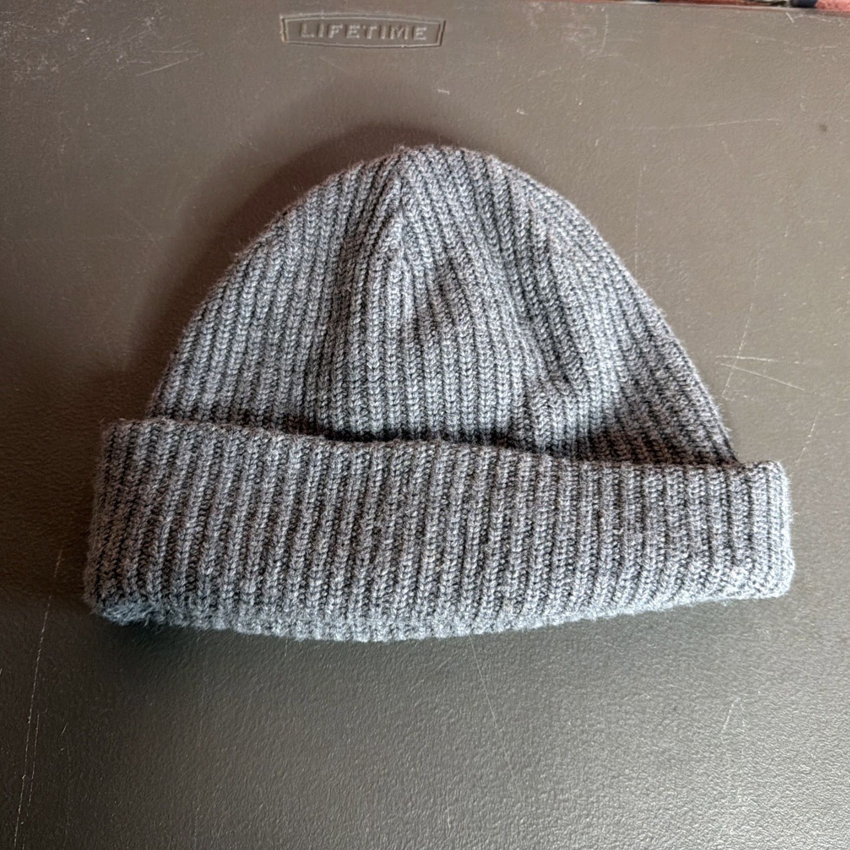 The North Face The North Face Beanie One Size Unisex Adults Gray Knit Acrylic Cotton Lined Ski Size ONE SIZE - 2 Thumbnail