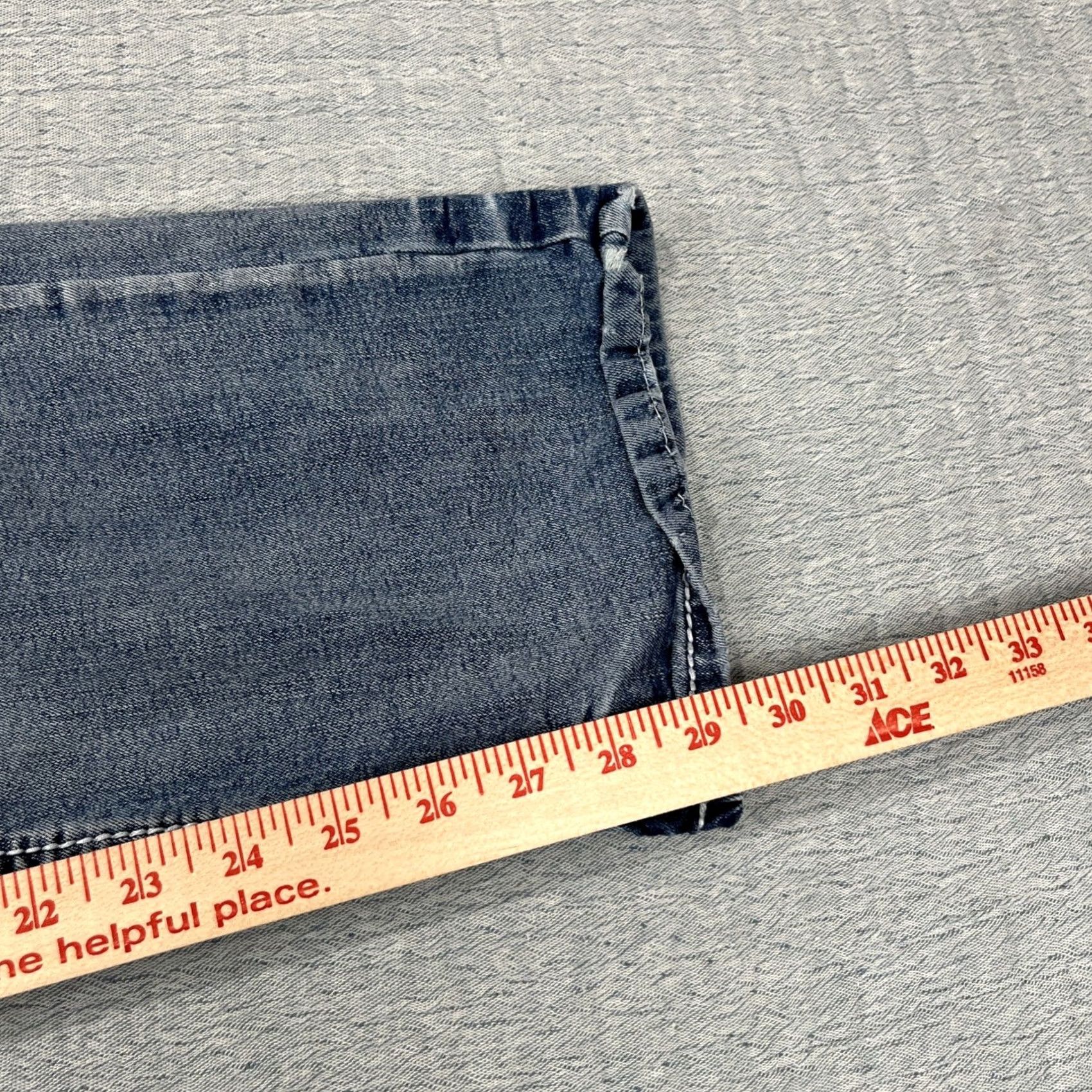 Denime True Luck Jeans Men's 34x30 Jeans Denim Denim Blue 5-Pocket Western Cowboy Straight Regular 34x30 Mens Pants Jeans Size US 34 / EU 50 - 6 Thumbnail