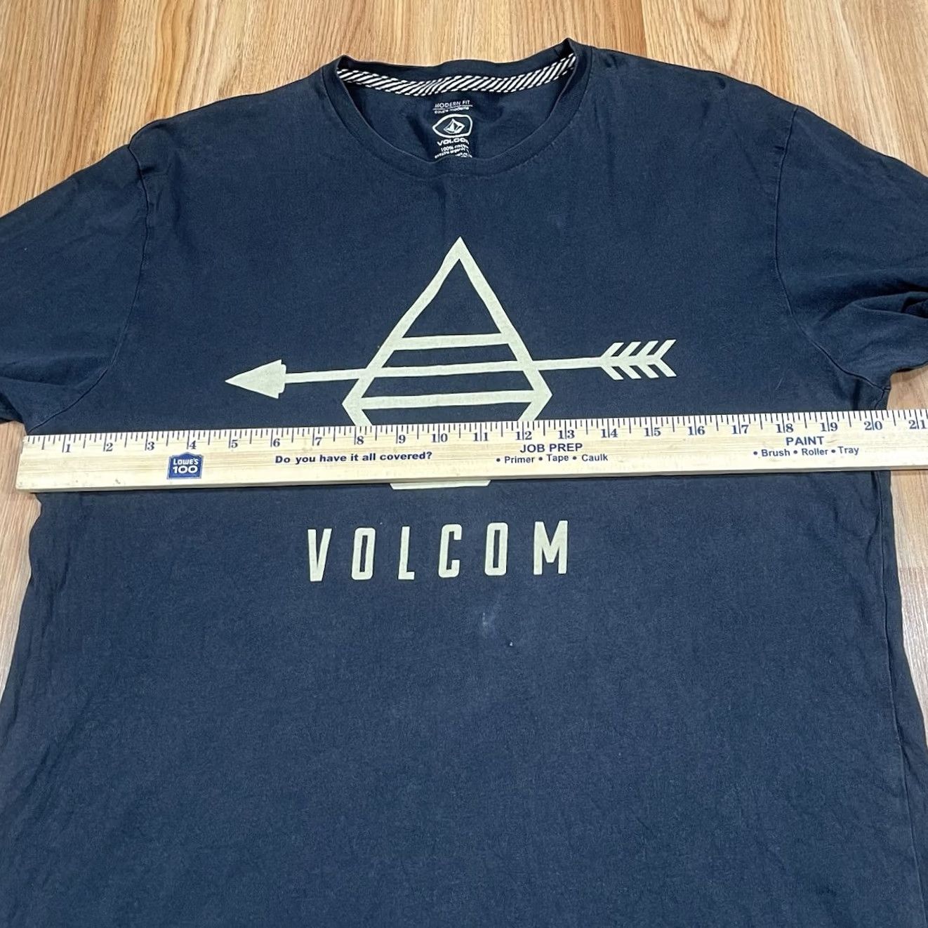 Volcom Volcom T-Shirt Adults L Black Modern Fit Short Sleeve Crew Neck Size US L / EU 52-54 / 3 - 5 Thumbnail