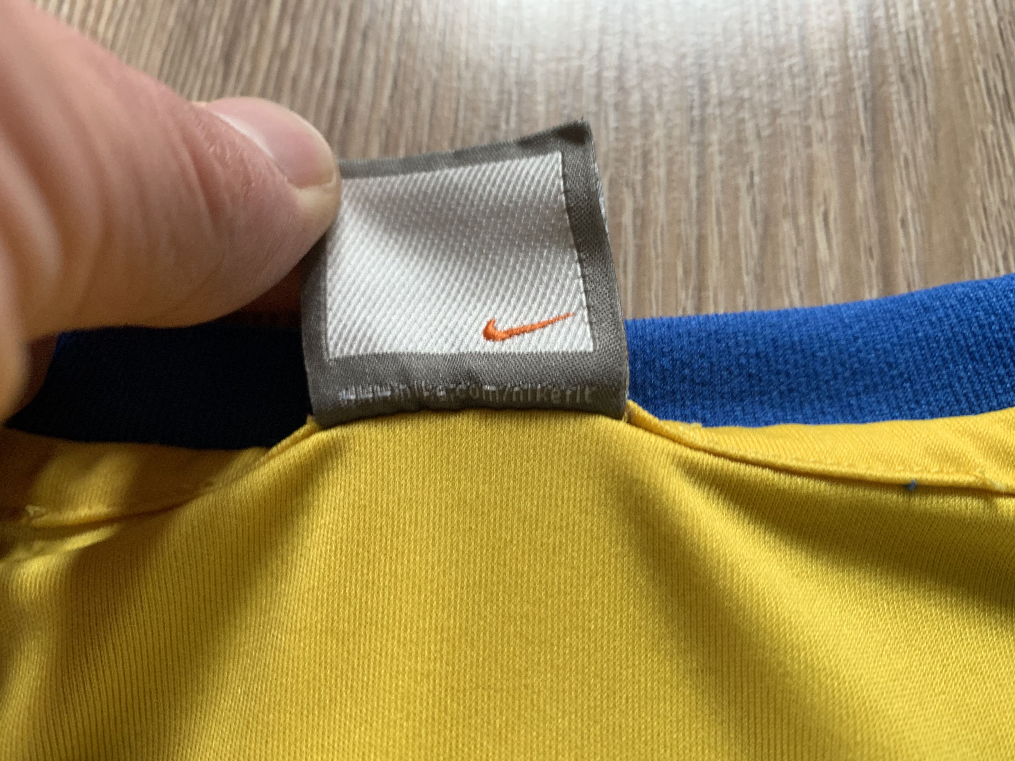 Nike Nike Campton FC Yellow Cotton Long Sleeve Size US XL / EU 56 / 4 - 8 Thumbnail