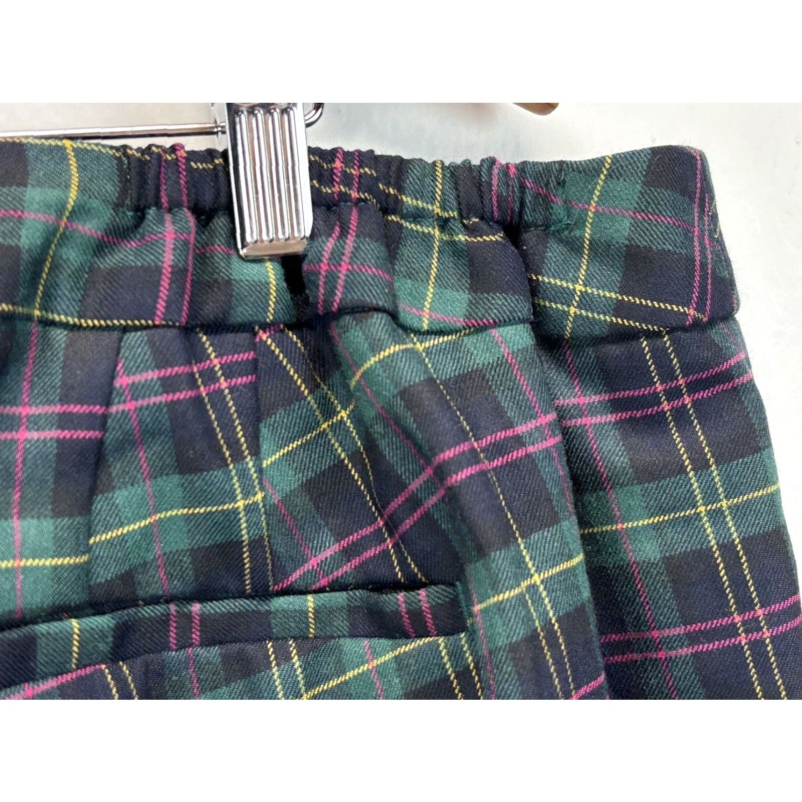Talbots NEW Talbots Plus Size 22W Hampshire Ankle Plaid Pants Wool Blend Multicolor Womens Size 40" / US 18 - 5 Thumbnail