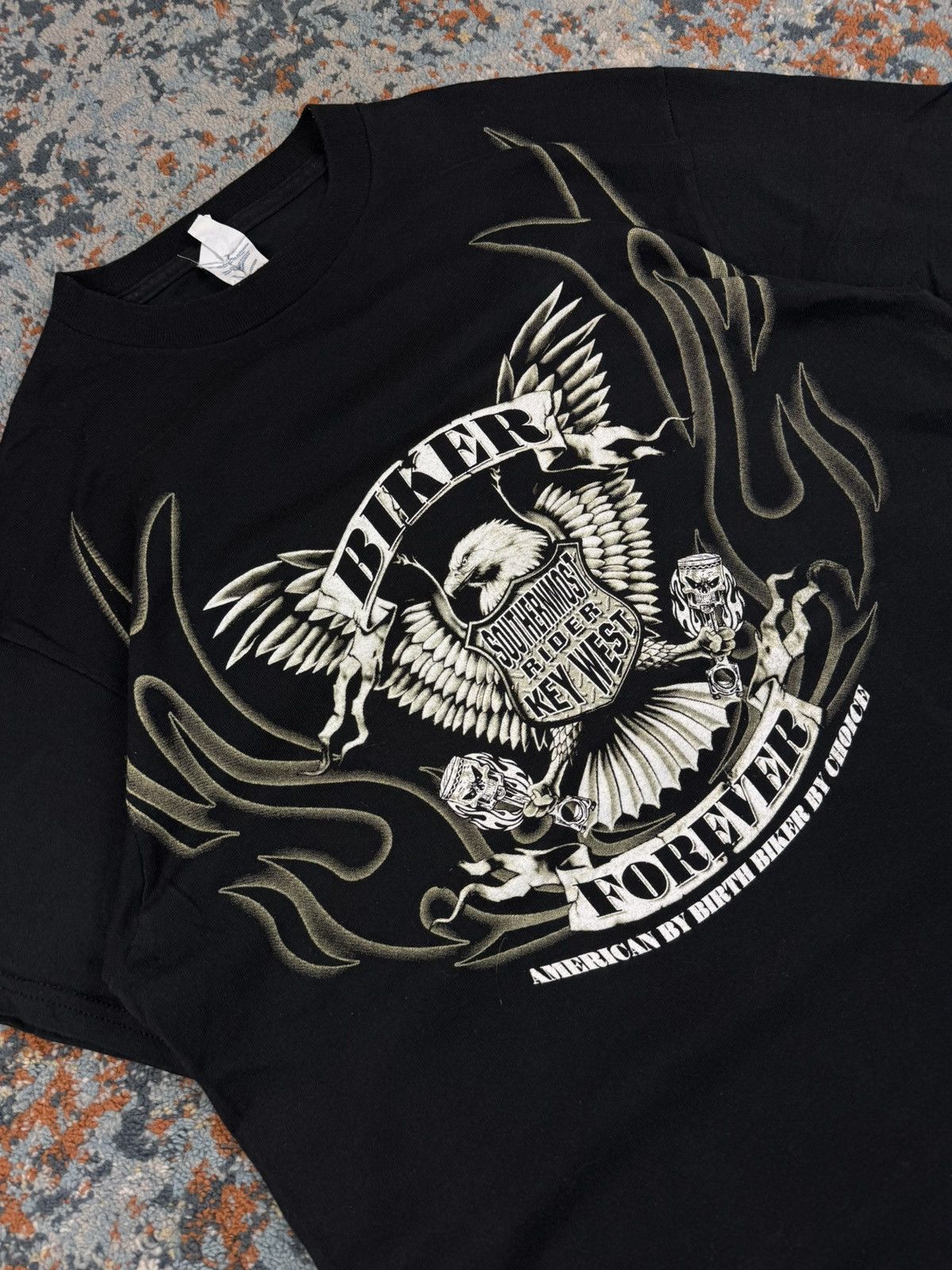 Vintage × West Coast Choppers Vintage 00s biker forever tribal harley style graphic tee Size US M / EU 48-50 / 2 - 5 Thumbnail