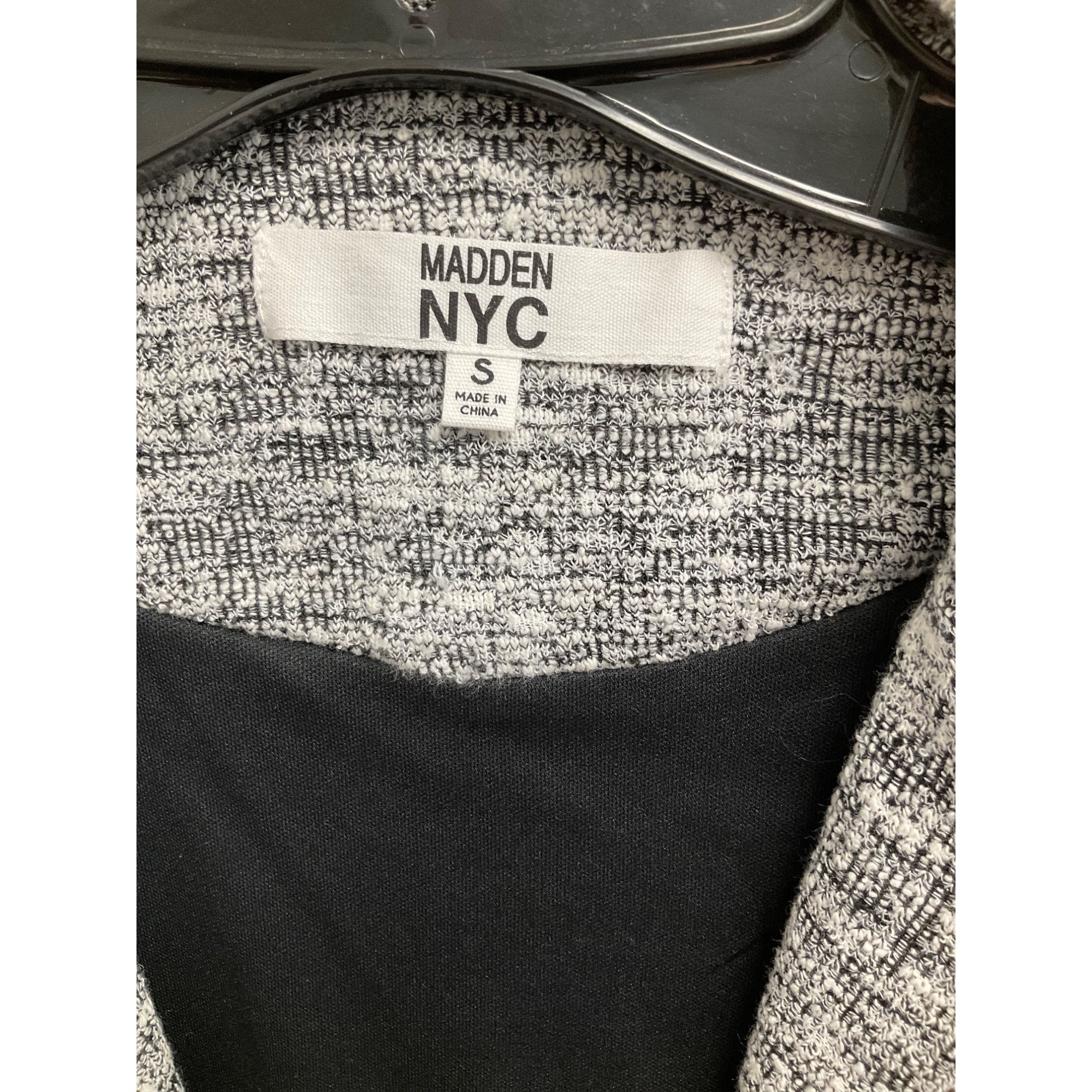 Madden NYC Madden NYC Womens Tweed Cropped Blazer Jacket Size S Size S / US 4 / IT 40 - 5 Thumbnail