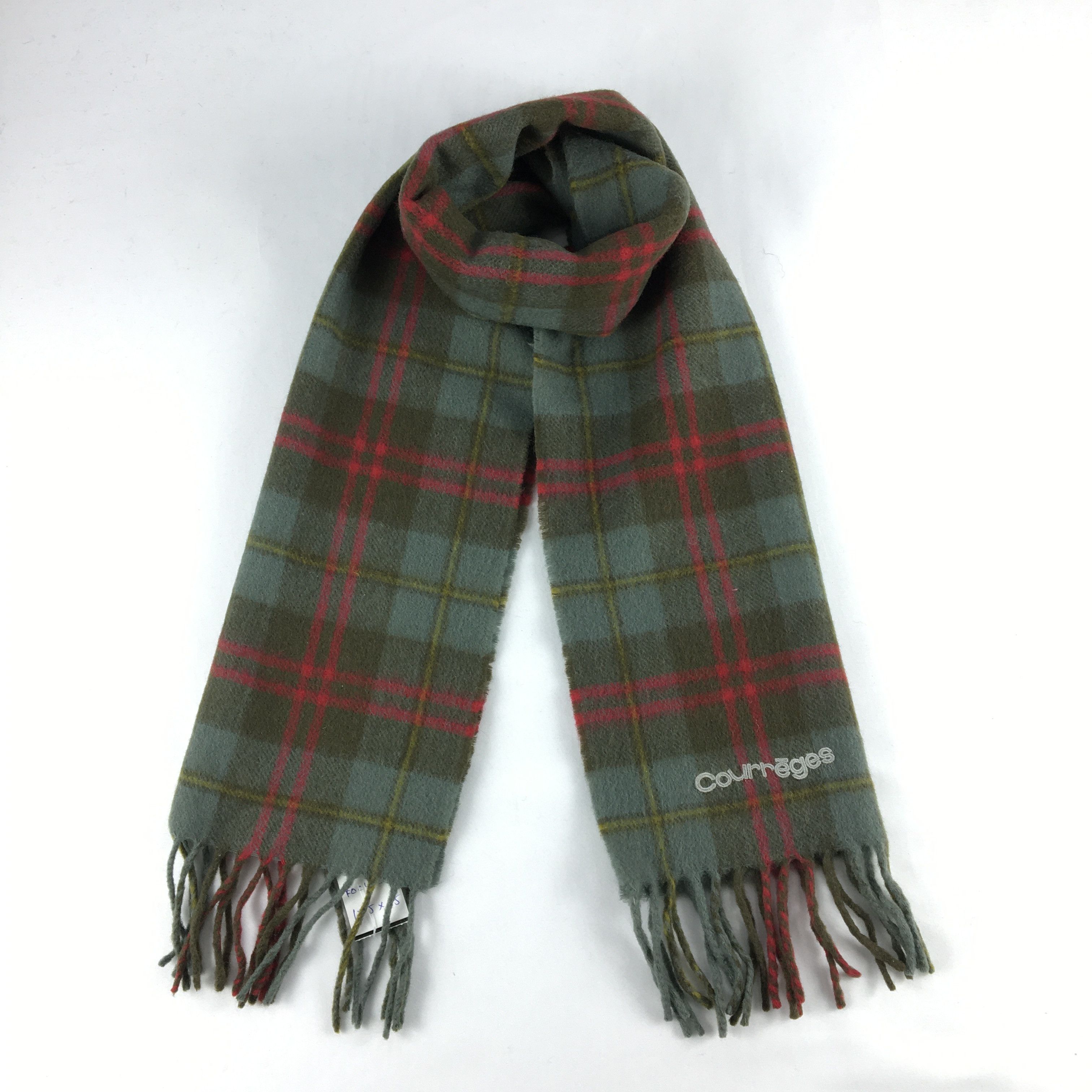 Courreges Vintage Courreges Scarf Muffler Wool Cashmere Scarves Size ONE SIZE - 1 Thumbnail