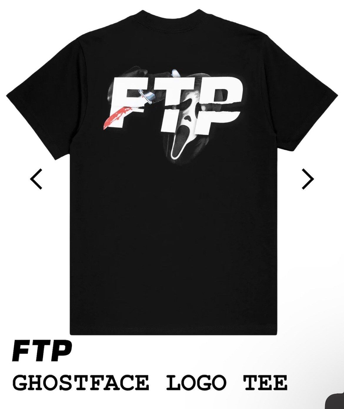 Fuck The Population Ftp ghost face tee | Grailed