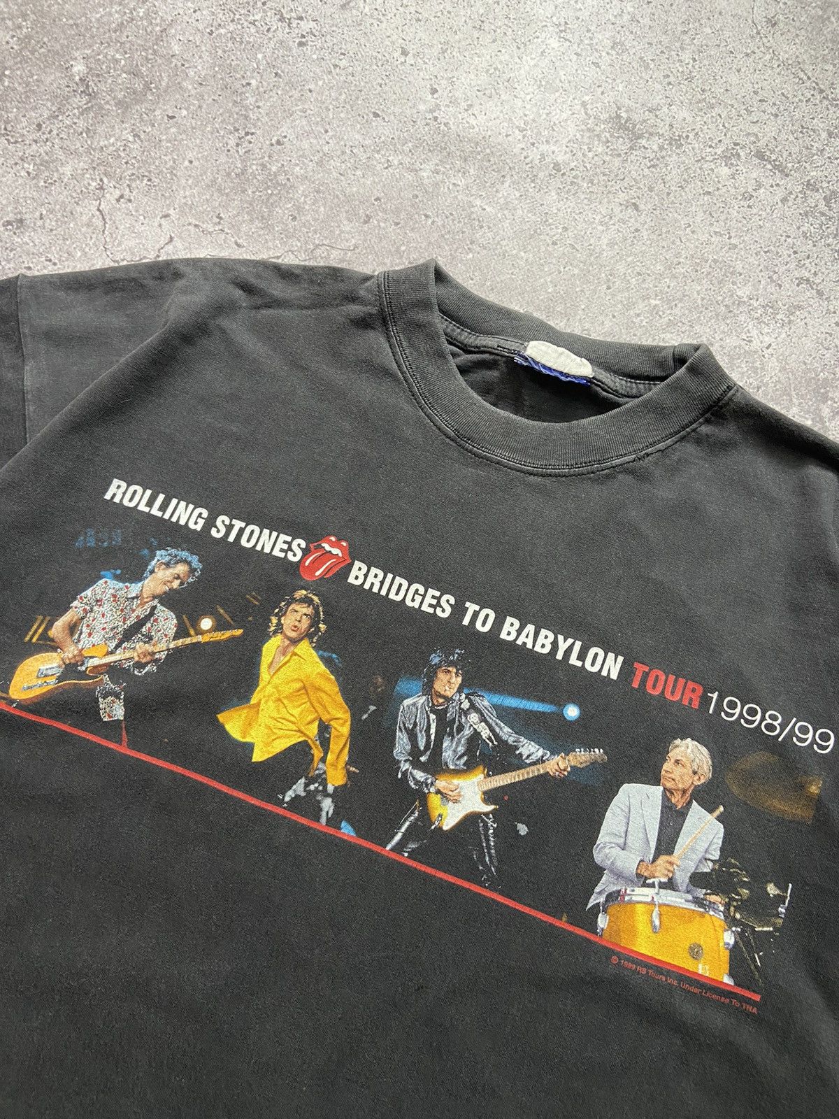 Band Tees Vintage 1998-99 Rolling Stones T Shirt Y2K Tee Babylon Tour Size US L / EU 52-54 / 3 - 4 Thumbnail