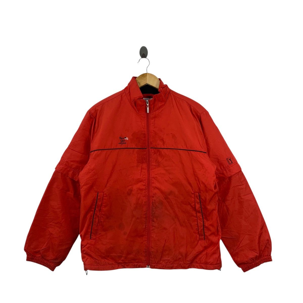 PGA Tour Vintage PGA TOUR GOLF Tiger Woods Puffer Jacket Bomber Size US L / EU 52-54 / 3 - 3 Thumbnail