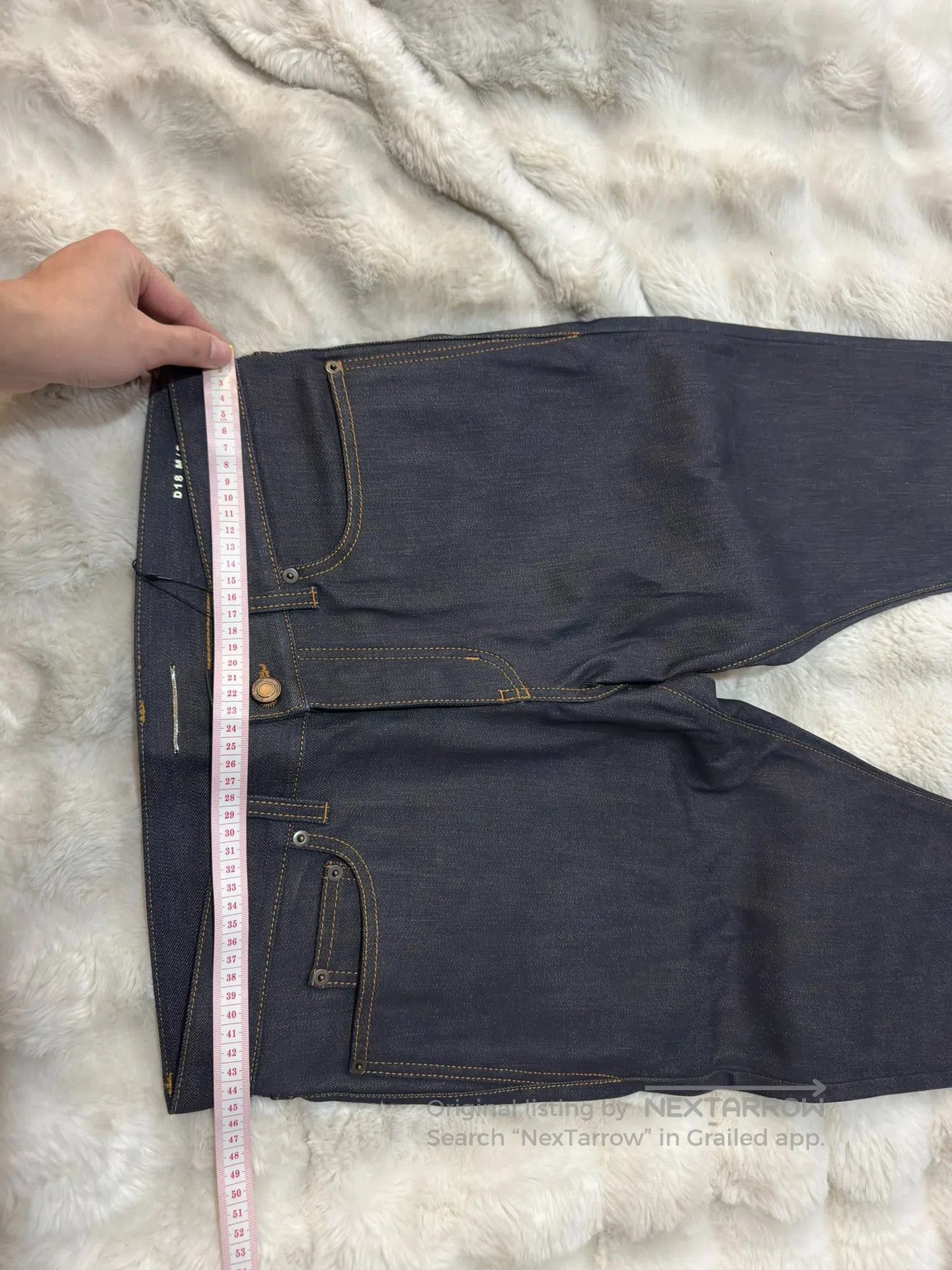 Saint Laurent Paris Saint Laurent Paris Dark Blue Slim Fit Men's Jeans| Size US 31 - 6 Thumbnail