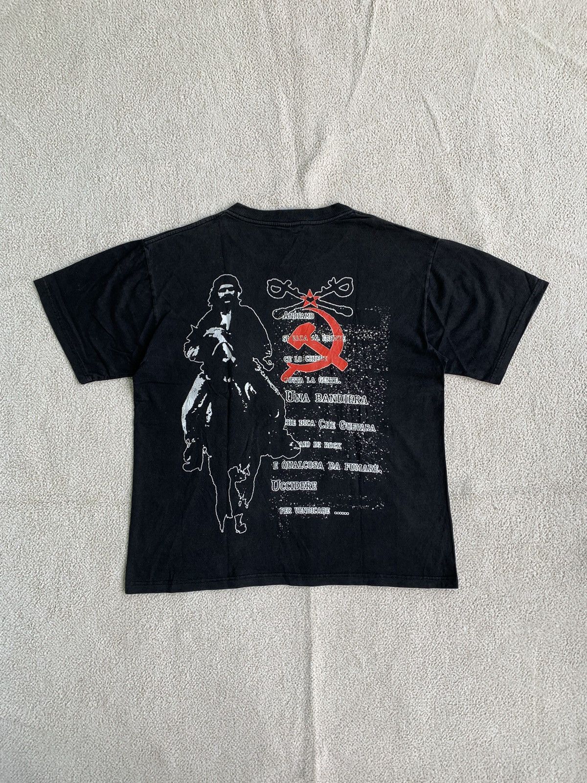 Band Tees × Vintage 🔥RARE🔥 Vintage Sun Faded Che Guevara Tee Size US L / EU 52-54 / 3 - 2 Thumbnail