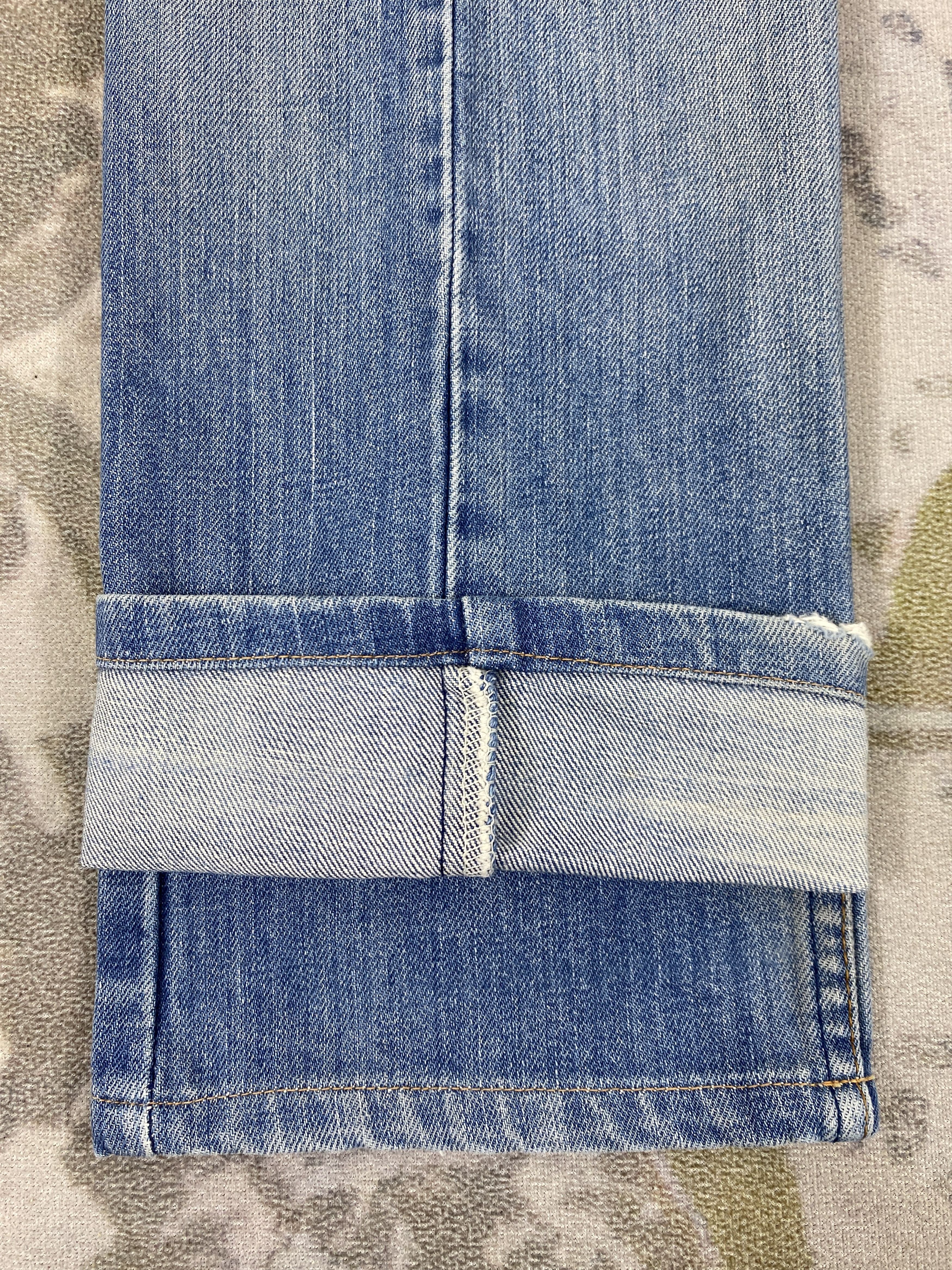 Levi's Distressed Blue Vintage Levi's 505 Jeans 30x31 Denim- JN3529 Size US 30 / EU 46 - 12 Thumbnail