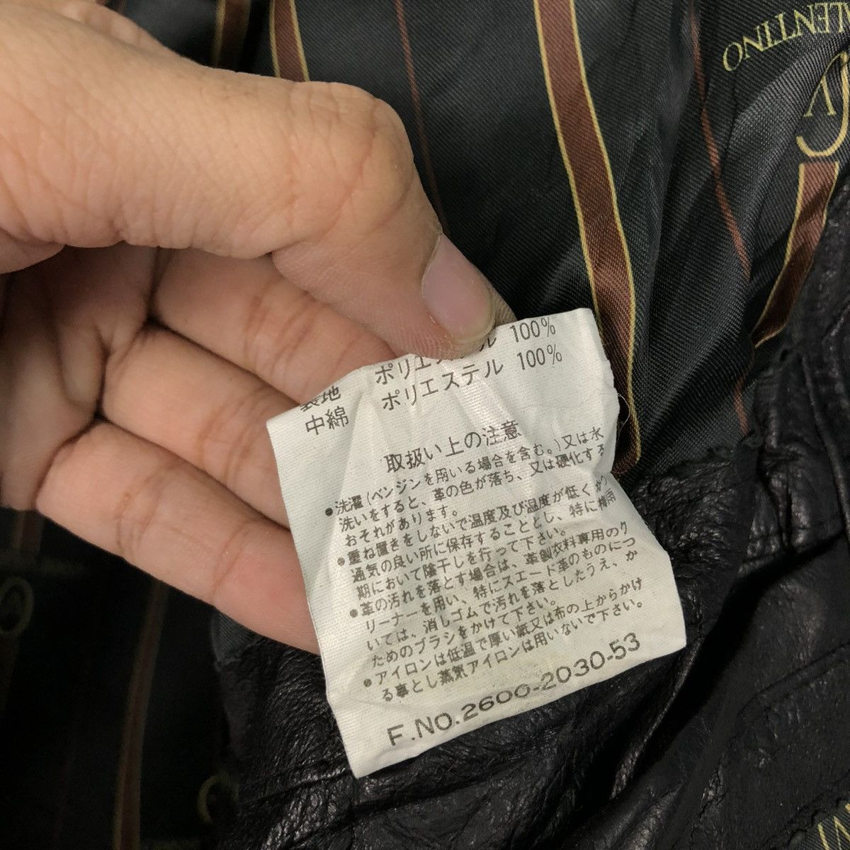 Japanese Brand 🔥VINTAGE GENUINE LEATHER JACKET GIANNI VALENTINO BLANKET Size US L / EU 52-54 / 3 - 21 Thumbnail