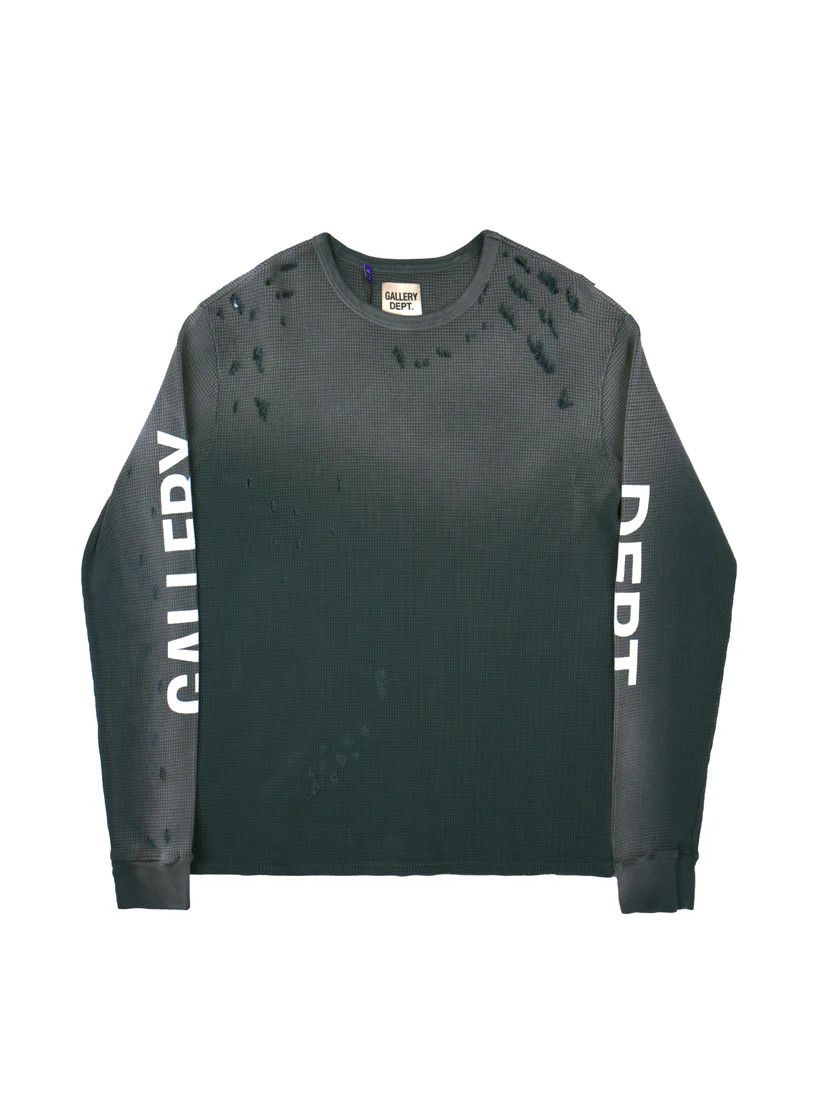 Gallery Dept. o1mle0226 Urcle Thermal Long Sleeve T-Shirt in Black Size US XL / EU 56 / 4 - 1 Thumbnail