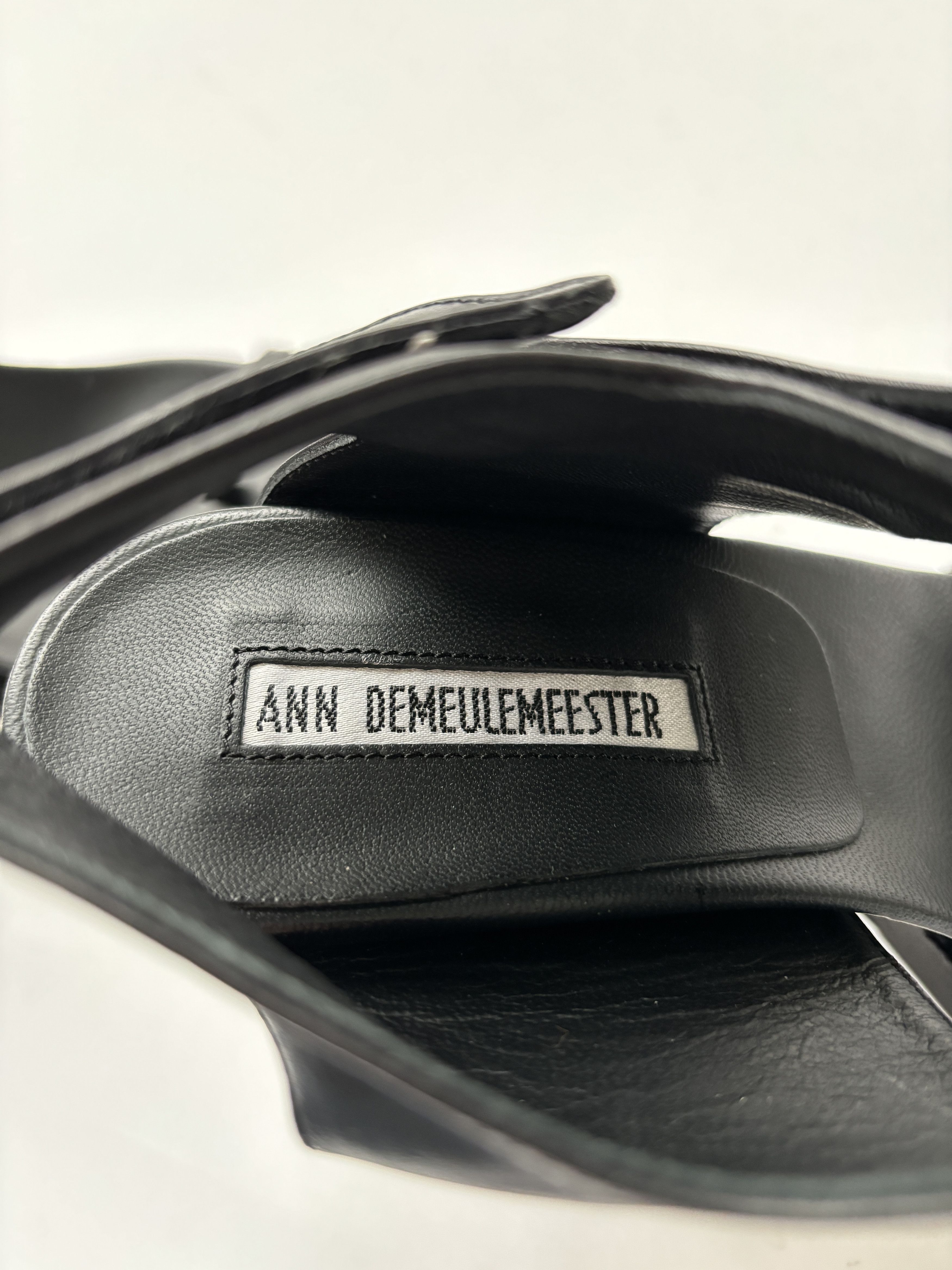 Ann Demeulemeester ⚡️QUICK SALE⚡️Ann Demeulemeester Black Heeled Sandals Size US 9.5 / IT 39.5 - 7 Thumbnail