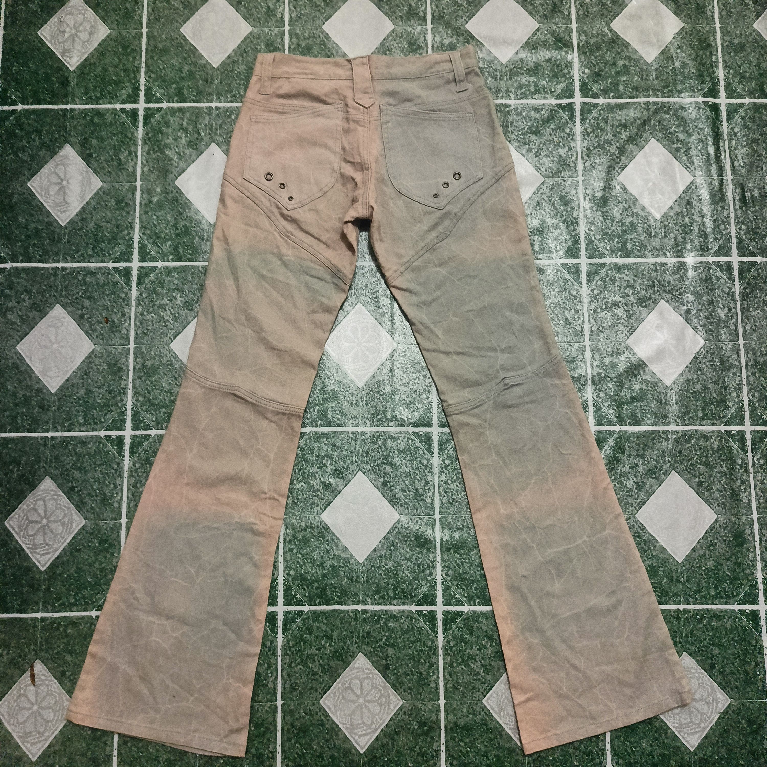 If Six Was Nine Rare Semantic Design Flared Pants Bootcut two tons colour Size US 29 - 2 Thumbnail