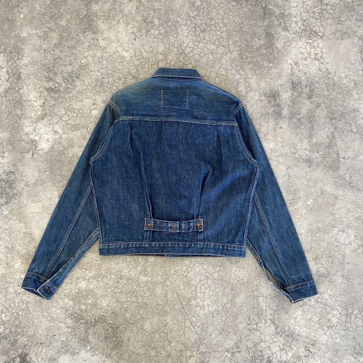 Evisu VTG 90’s Evis Type 1 Cinch Back Pleated Denim Jacket Size US S / EU 44-46 / 1 - 13 Thumbnail
