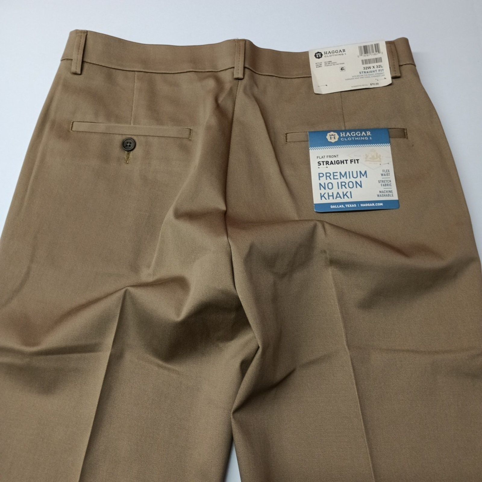 Haggar Haggar Premium No Iron Khakis Men's 32x32 Br Khaki Straight Size US 32 / EU 48 - 8 Thumbnail
