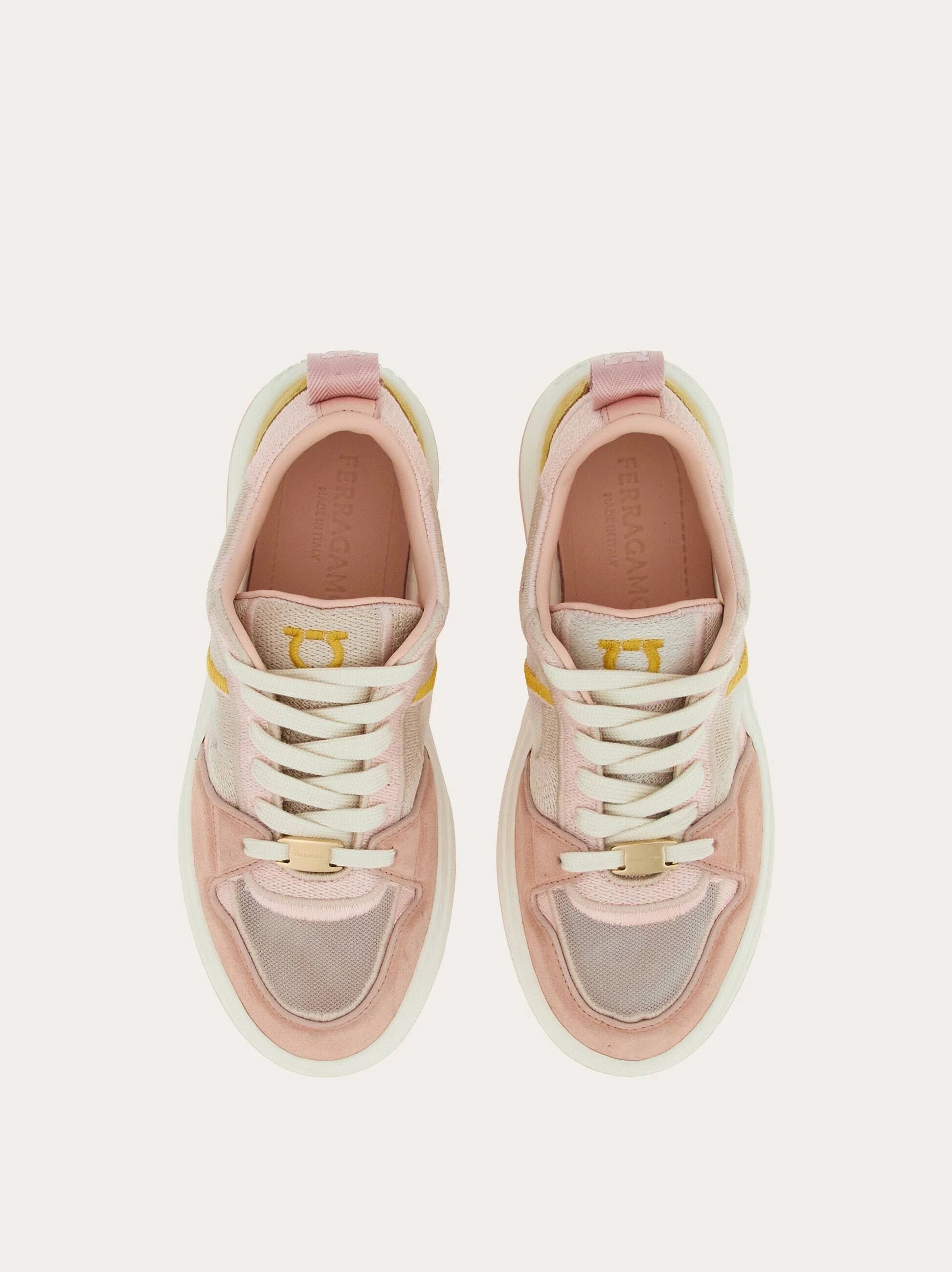 Salvatore Ferragamo o1s1rm0824 Destiny Low-Top Sneakers in Multicolor Size US 7.5 / IT 37.5 - 4 Thumbnail
