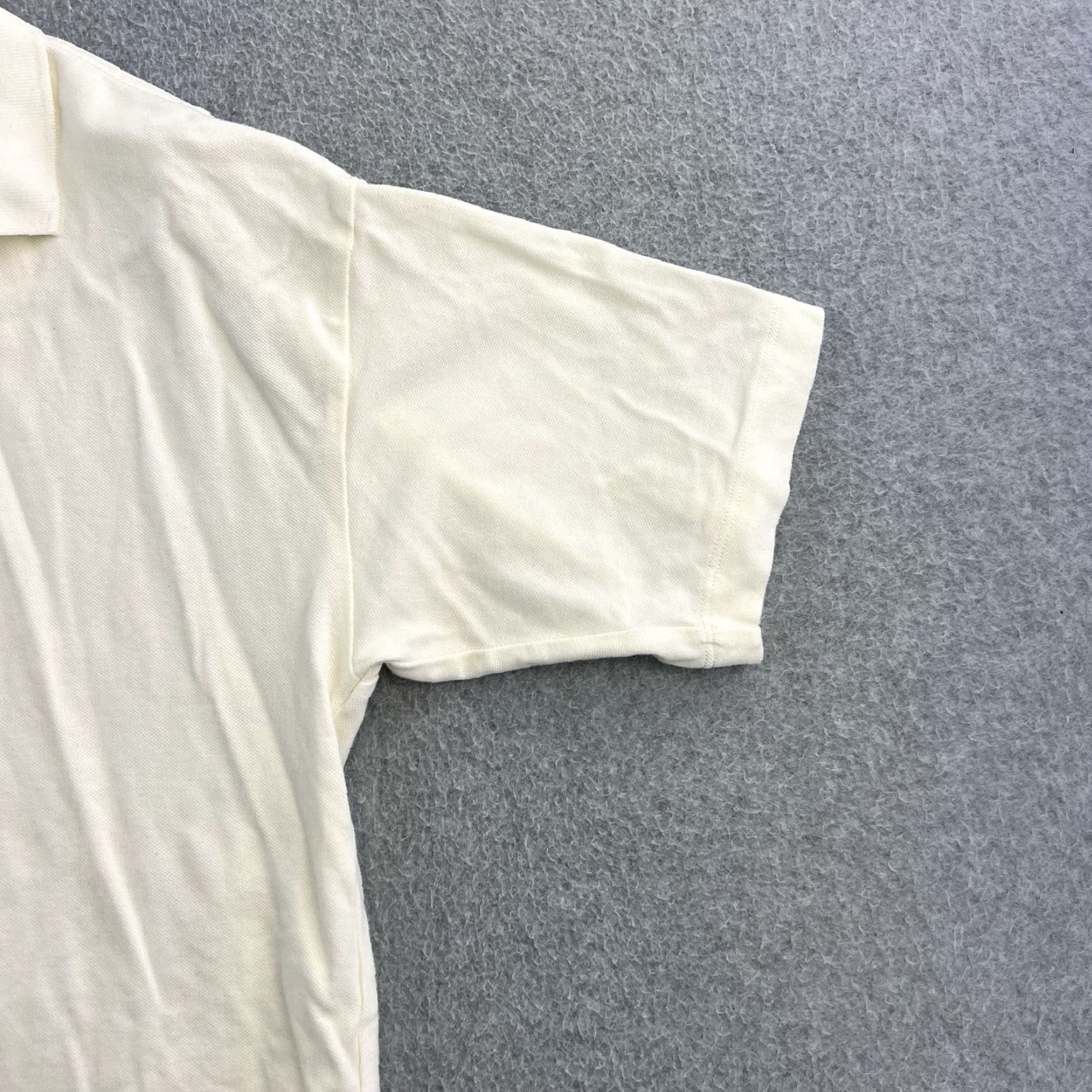 Faherty Faherty Polo Shirt Womens Large Ivory White Short Sleeve Preppy Logo Ladies Size L / US 10 / IT 46 - 5 Thumbnail