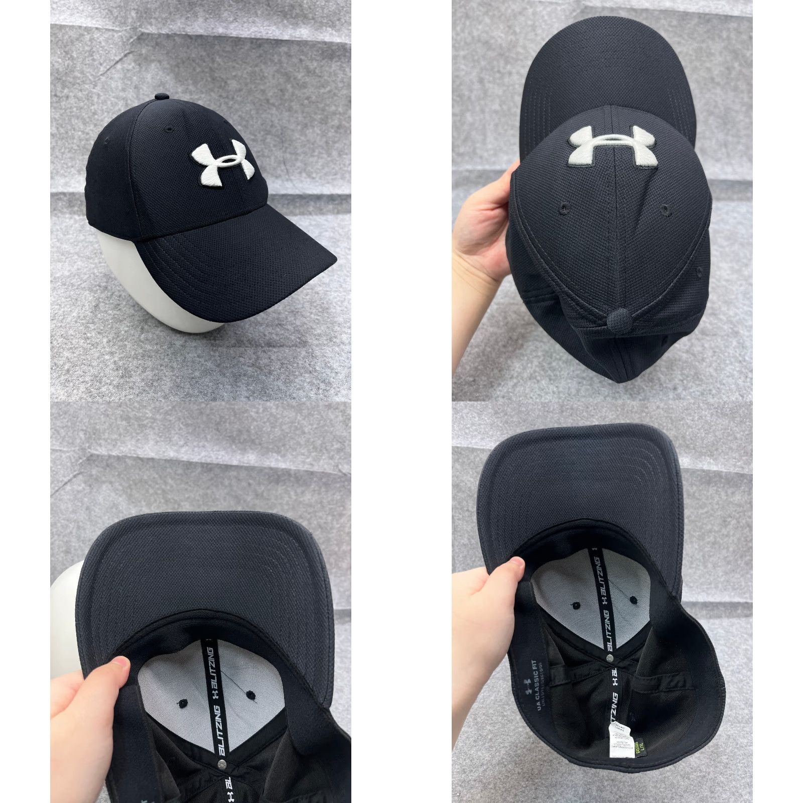 Under Armour Under Armour Hat Cap Fitted Adult XL Black 100% Polyester Classic Fit Baseball Cap Adjustable Lightweight Unisex Adults Mens Womens Sports Outdoor Size ONE SIZE - 8 Thumbnail