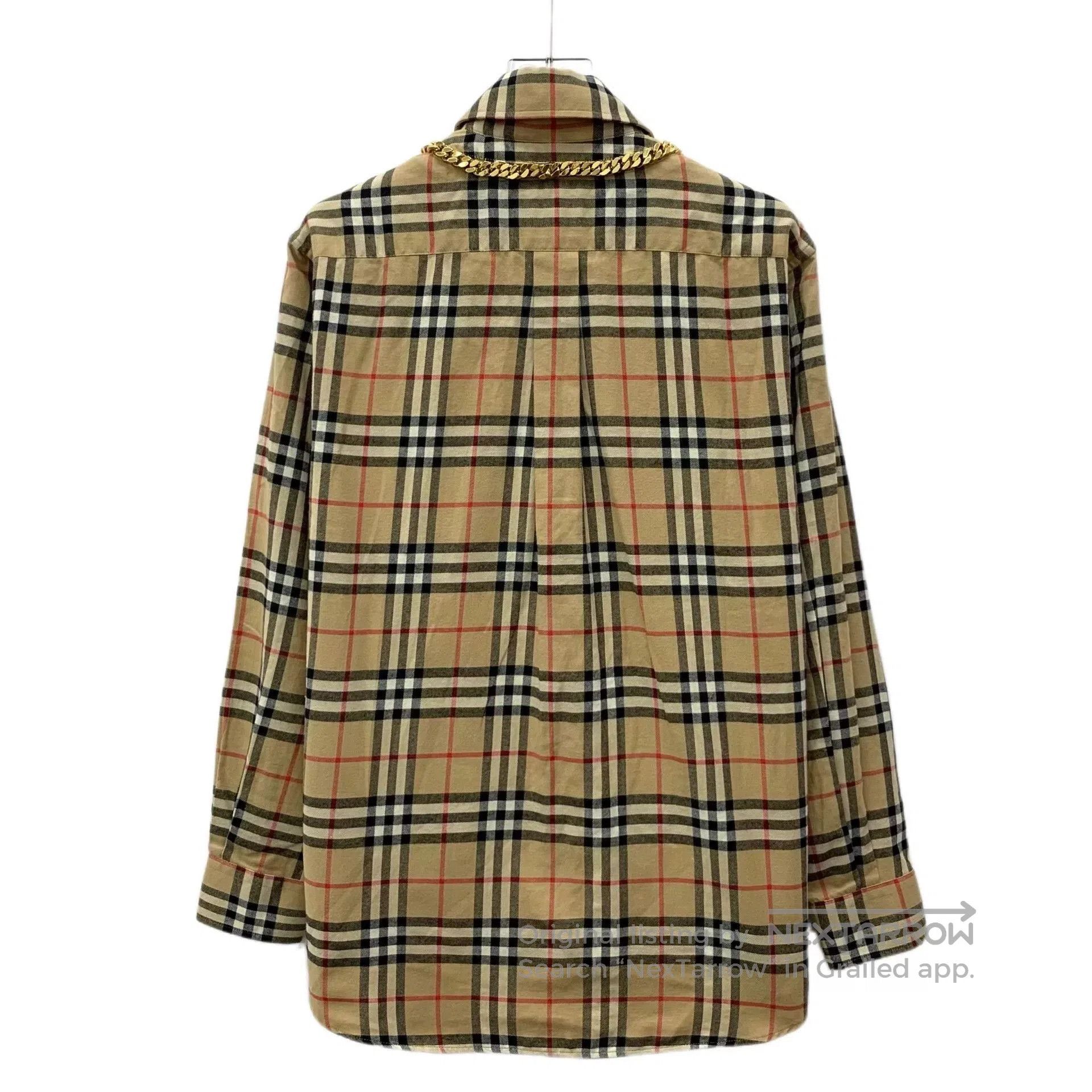 Burberry Burberry Brown Plaid Cotton Chain Shirt. Size S / US 4 / IT 40 - 2 Thumbnail