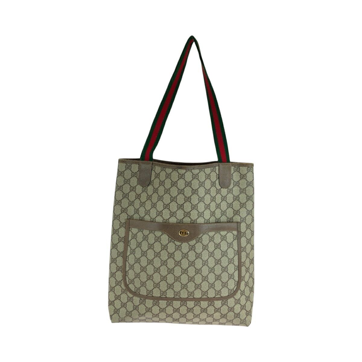 Gucci Gucci GG Supreme Old Gucci Sherry Line 2Way Tote Bag 39 02 003 Canvas Shoulder Bag 39 02 003 in Beige, Women's