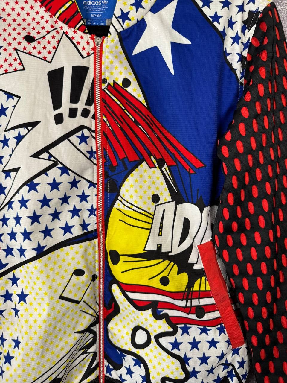 Adidas Adidas x Rita Ora Super Track Top Jacket Comic Print Size M / US 6-8 / IT 42-44 - 7 Thumbnail