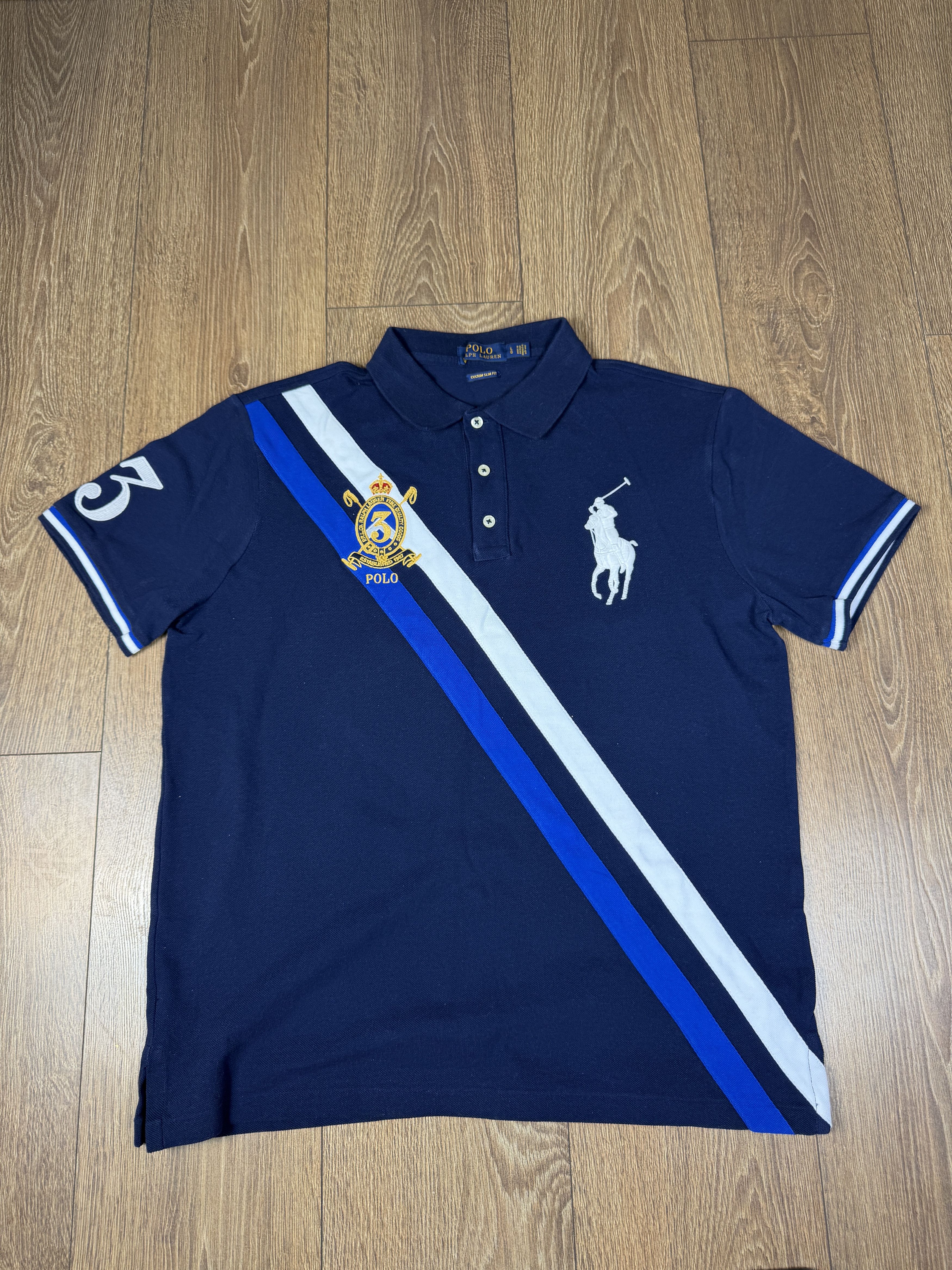 Polo Ralph Lauren 90S Vintage Polo Ralph Lauren Big Pony Collar Chief Keef Size US M / EU 48-50 / 2 - 6 Thumbnail