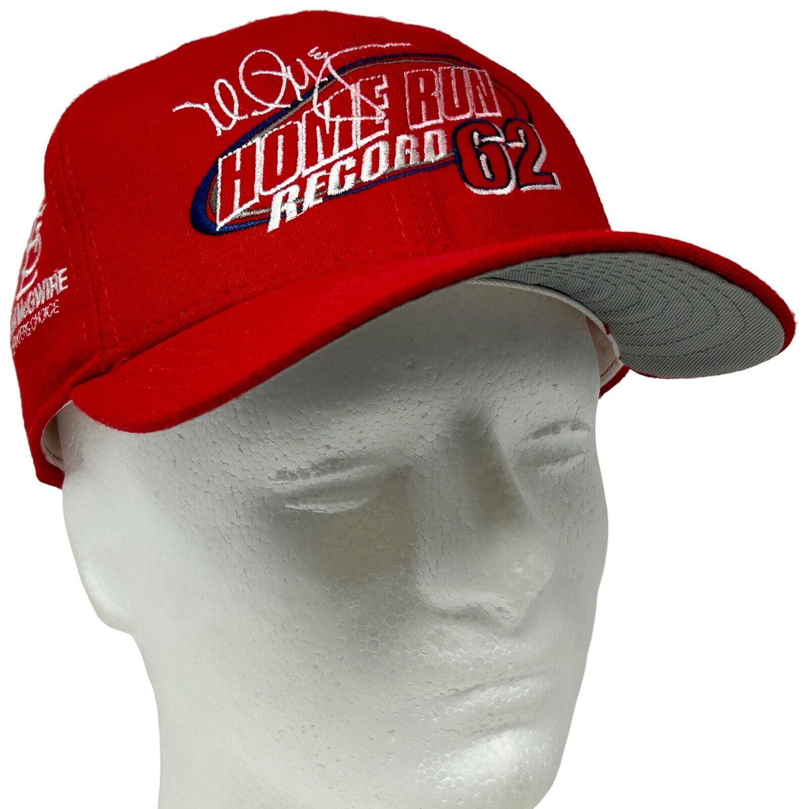 New Era Vintage Mark McGwire Home Run Record Hat Baseball Cap Size ONE SIZE - 11 Thumbnail