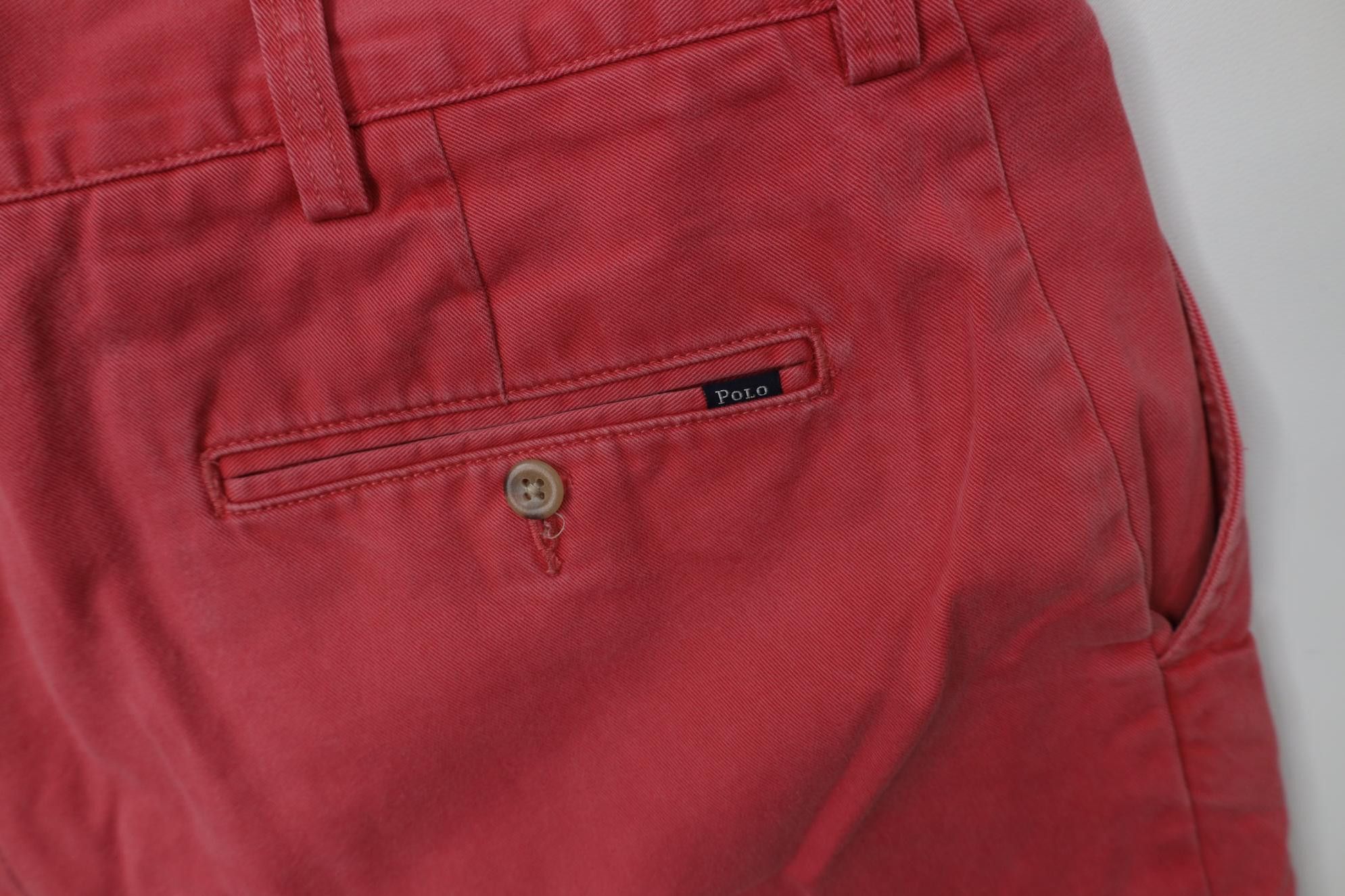 Polo Ralph Lauren Vintage Y2K Ralph Lauren Above Knee Chino Golf Shorts Red Size US 36 / EU 52 - 14 Thumbnail