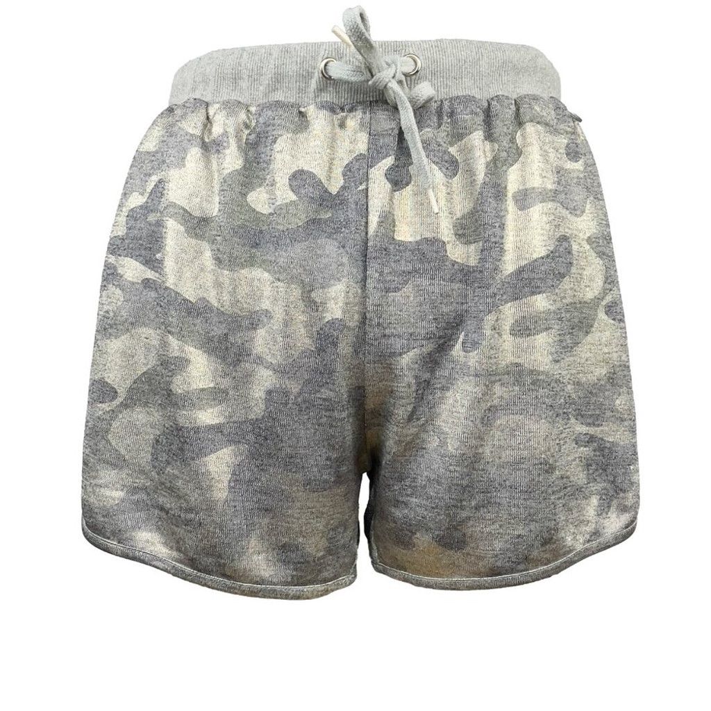 Rudsak RUDSAK Knitted Camo Shiny Boxing Athletic Gray Gold Shorts M Size 30" / US 8 / IT 44 - 1 Thumbnail