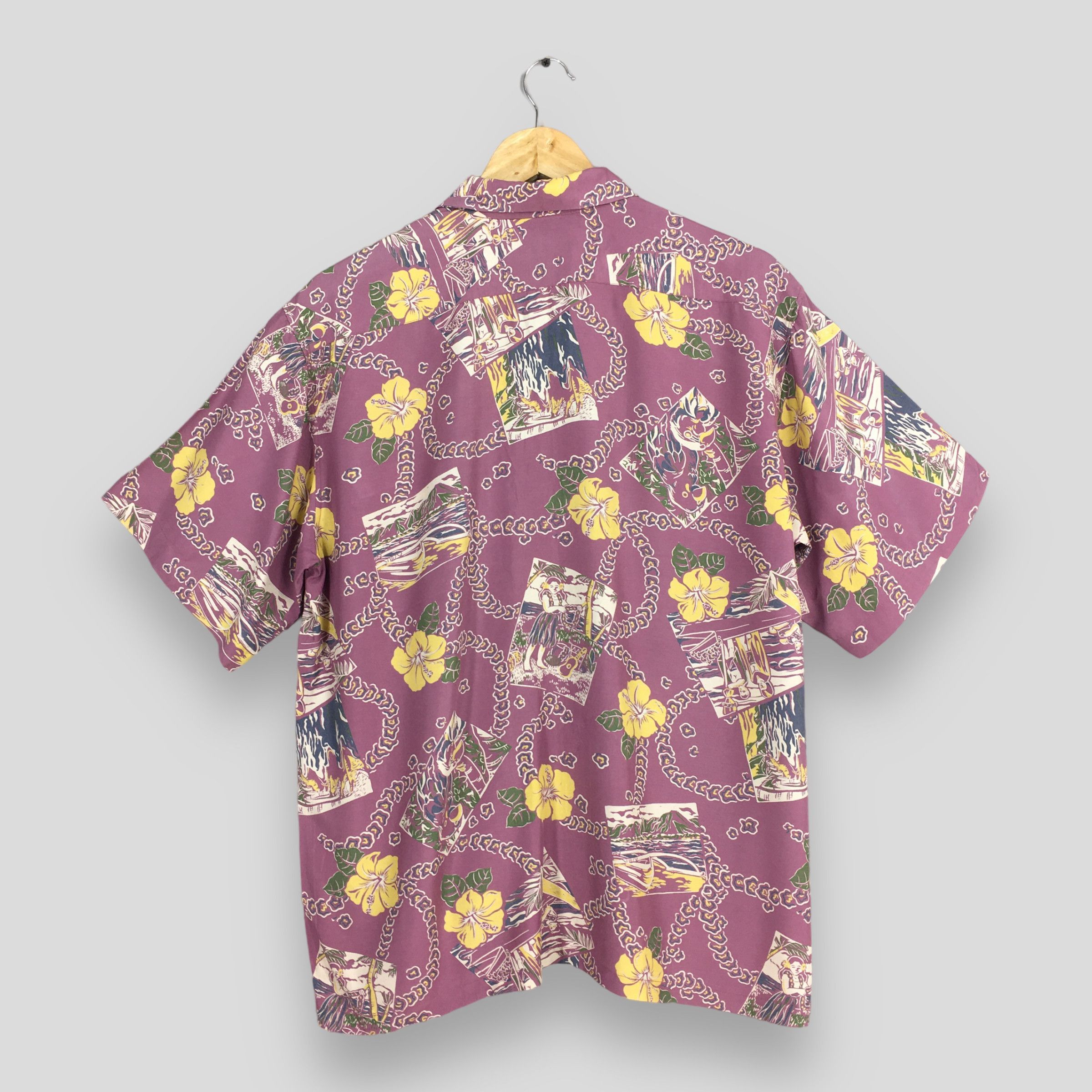 Life's a Beach Vintage Glove House Hawaiian Hibiscus Shirt Medium Size US M / EU 48-50 / 2 - 6 Thumbnail