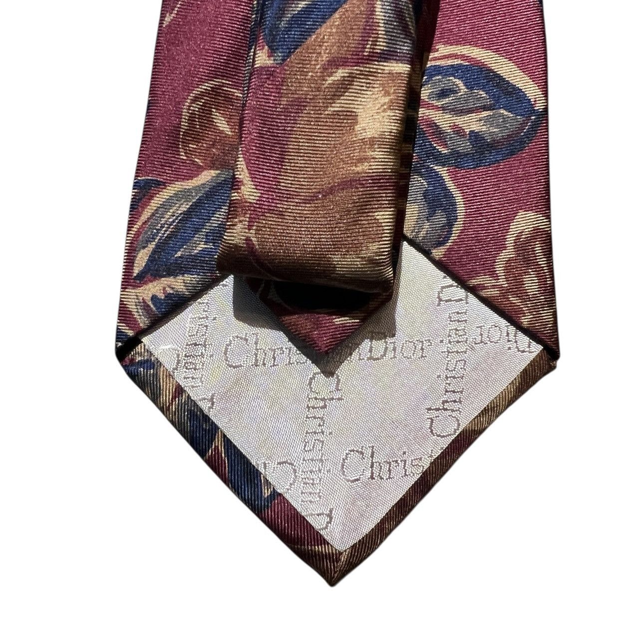 Christian Dior Monsieur Vintage Christian Dior Necktie Floral Patter Silk Size ONE SIZE - 3 Thumbnail