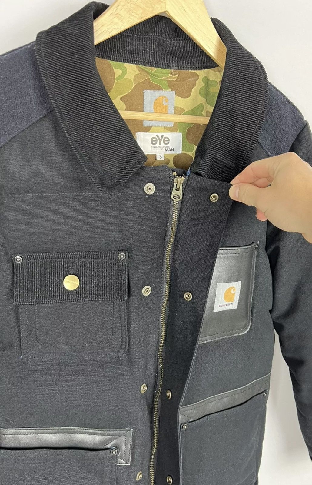 Carhartt × Comme des Garcons × Junya Watanabe Junya Watanabe MAN eYe X Carhartt Down Work Coat Men’s S Size US S / EU 44-46 / 1 - 4 Thumbnail