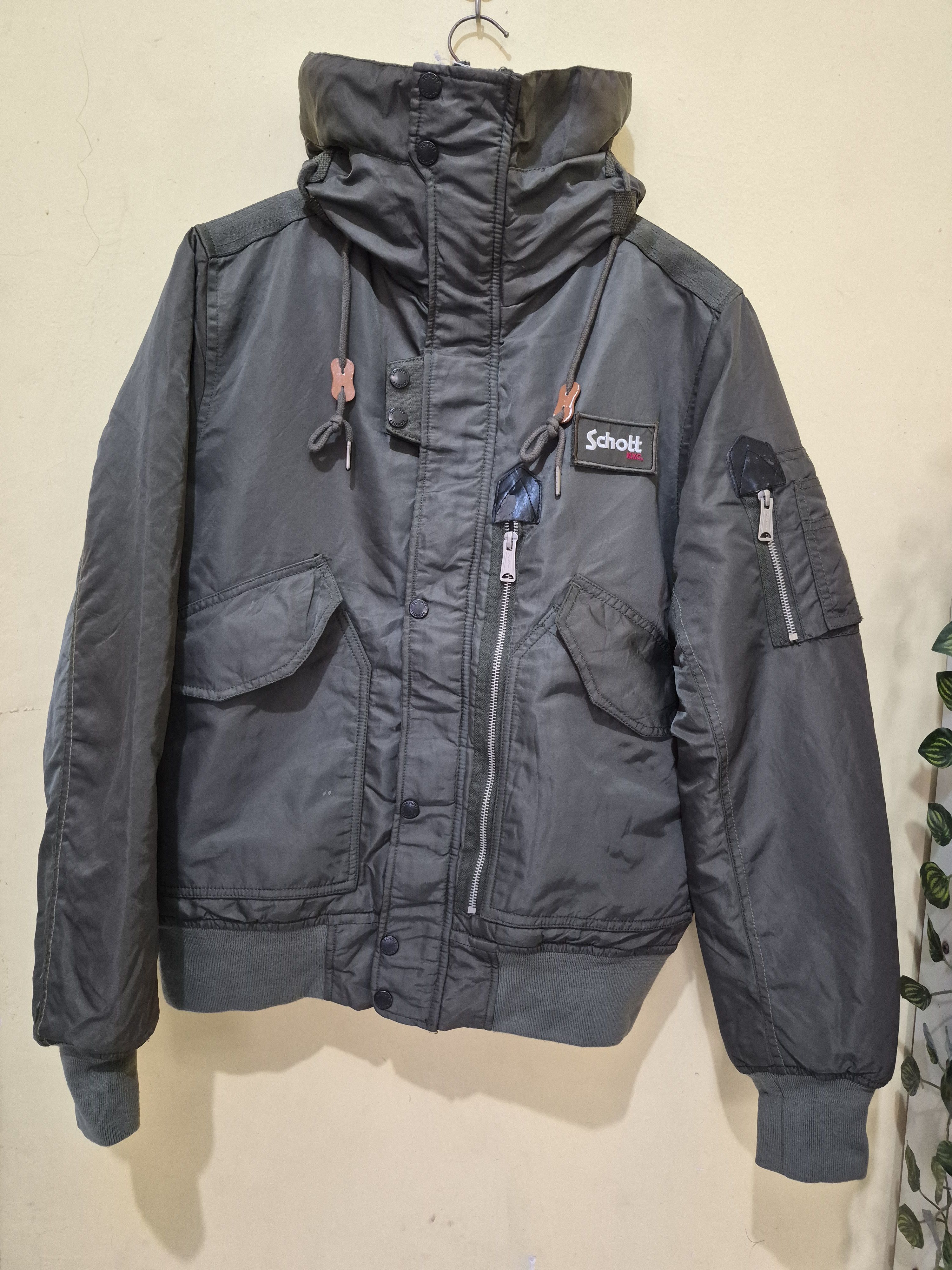 Schott SCHOTT FLIGHT JACKET MIL-J-3119GN Size US M / EU 48-50 / 2 - 1 Thumbnail