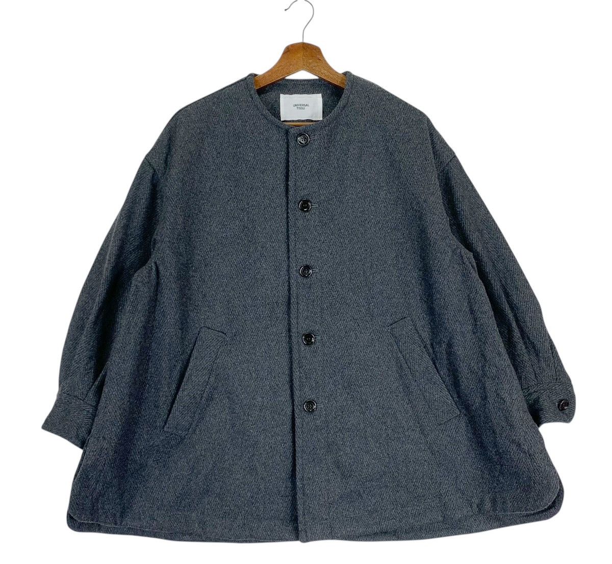 Japanese Brand Vintage Universal Tissu Women Button Jacket Size L / US 10 / IT 46 - 1 Thumbnail