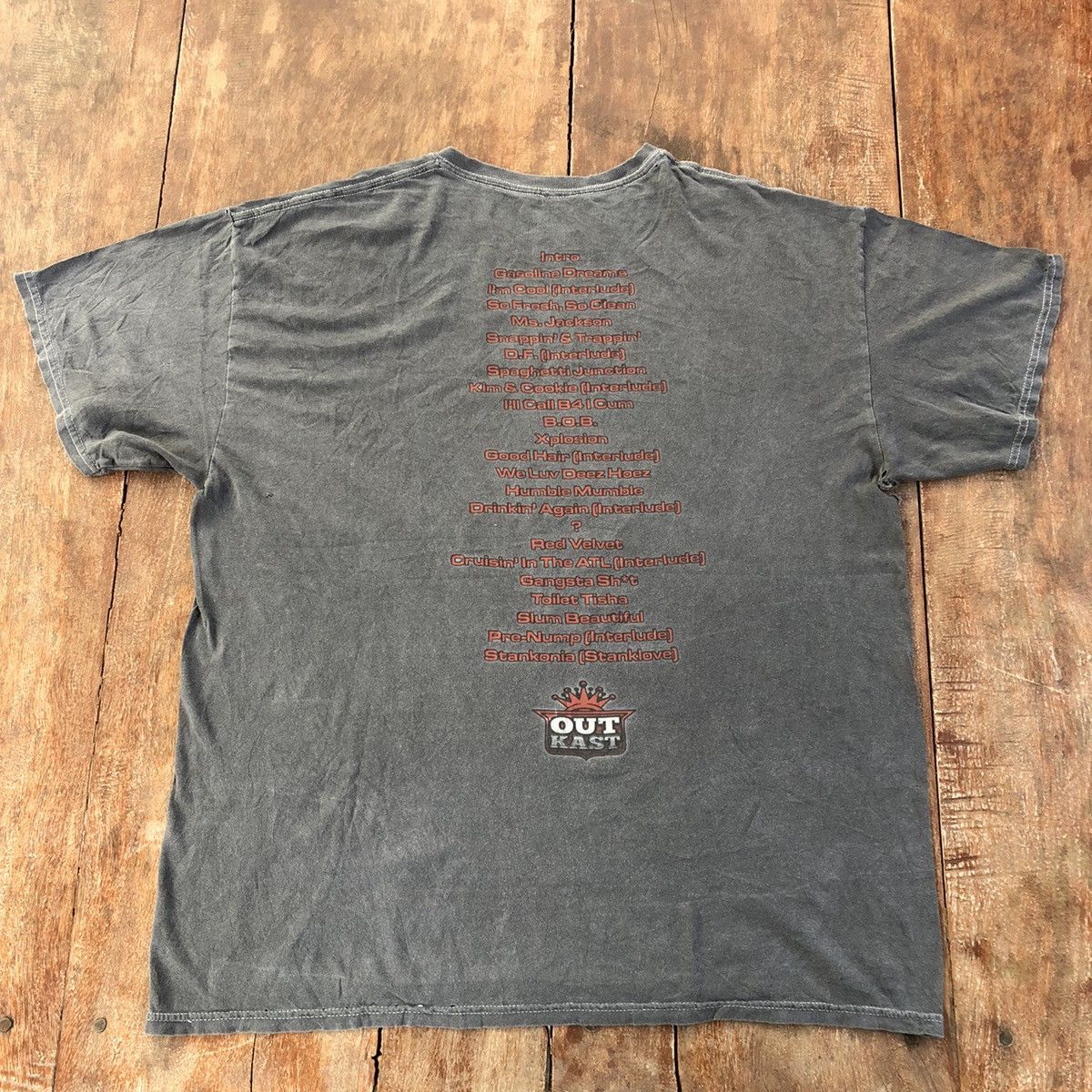 Band Tees Thrashed Faded Outkast Tour T Shirt Size US XL / EU 56 / 4 - 3 Thumbnail