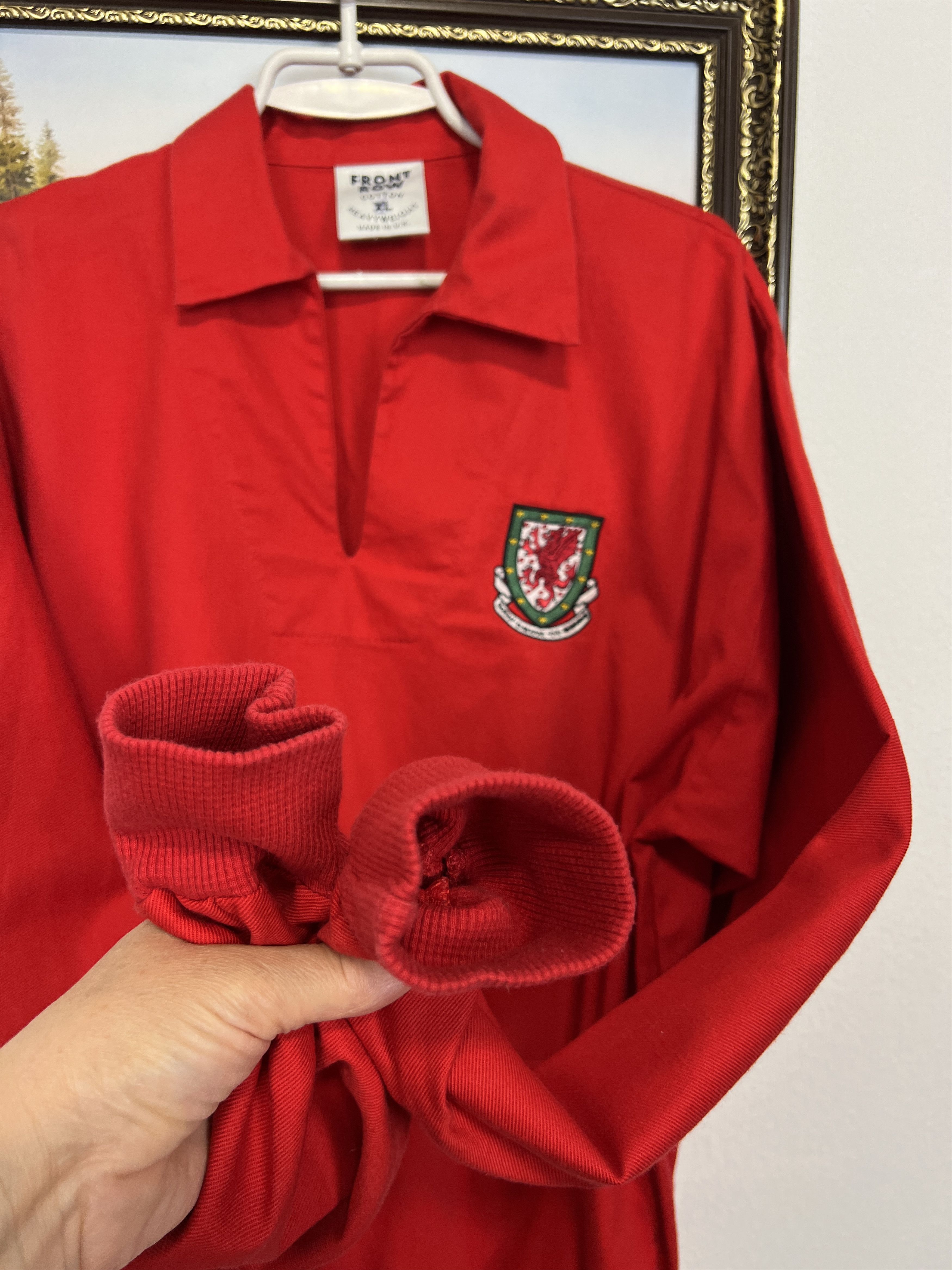 Vintage Vintage 90's Wales Football Jacket Soccer National Track Top Size US XL / EU 56 / 4 - 5 Thumbnail