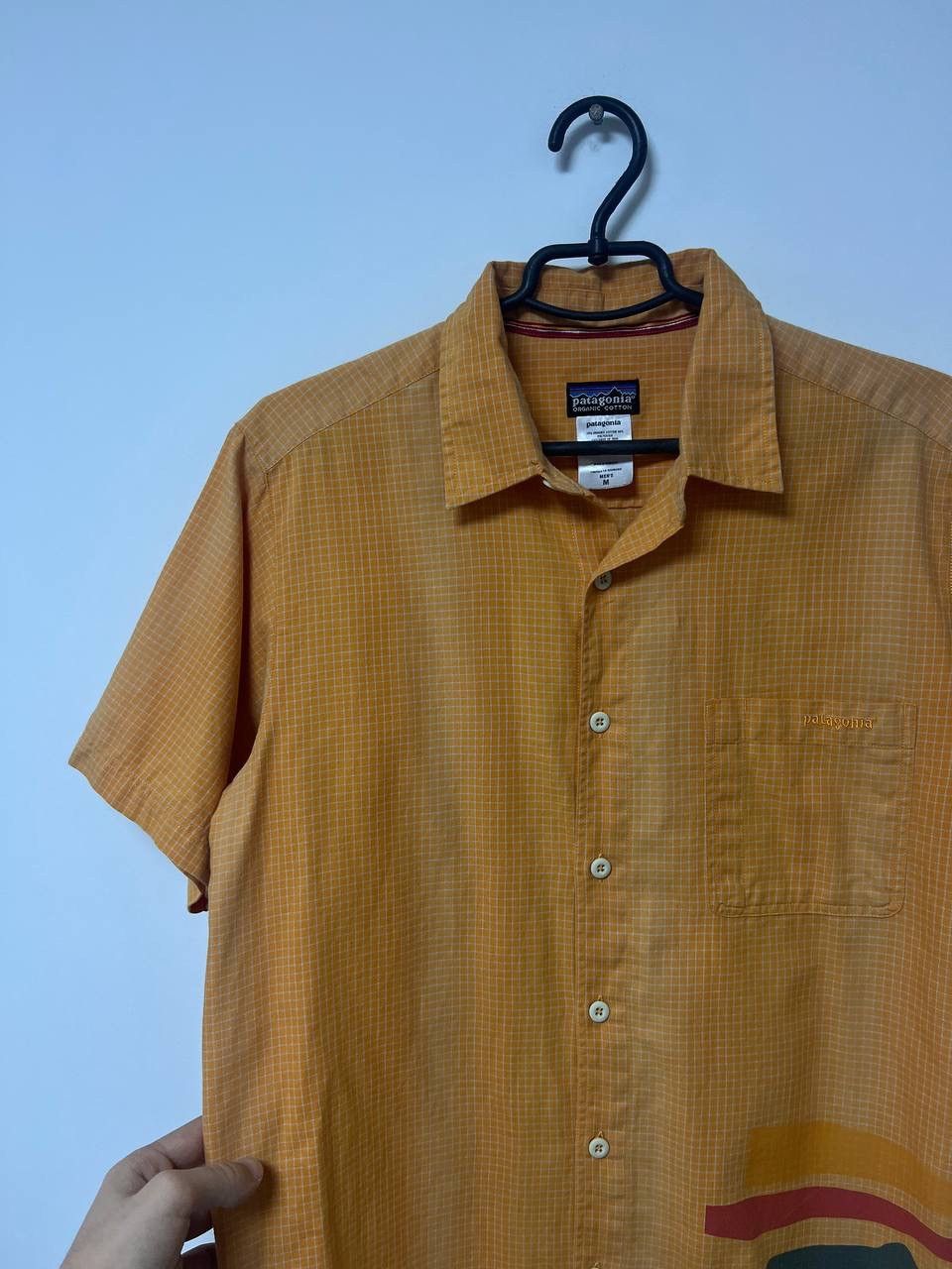 Patagonia Vintage Patagonia Organic Cotton Short Sleeve Shirt Outdoor M Size US M / EU 48-50 / 2 - 10 Thumbnail