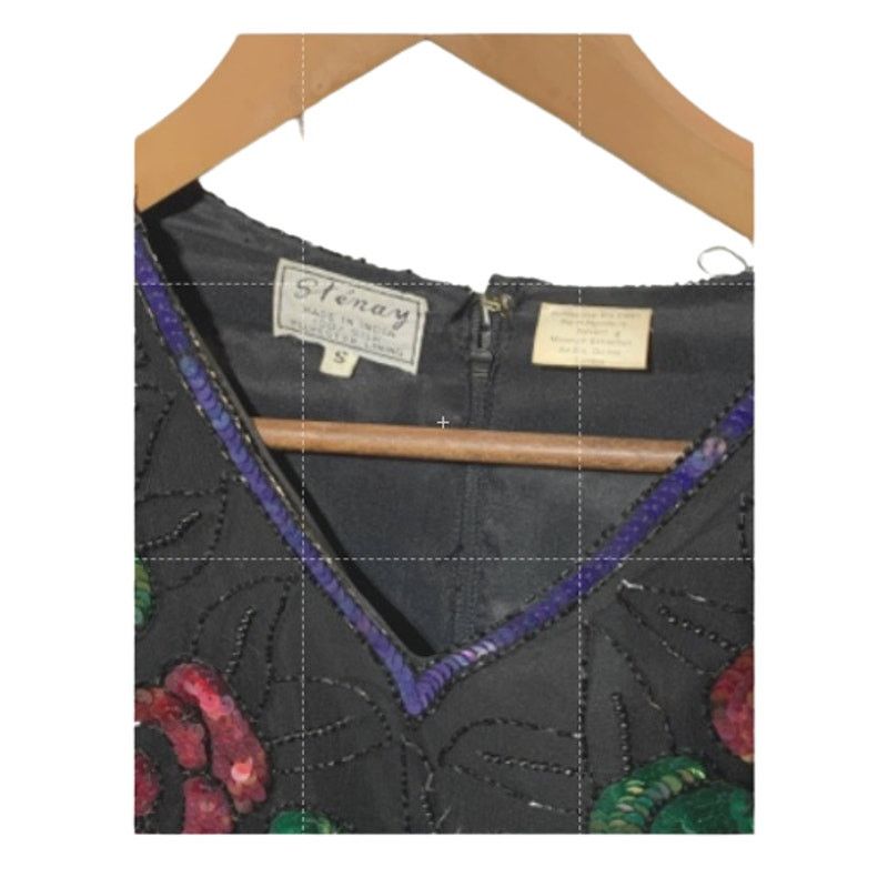 Vintage Stenay Vintage Women's Short Sleeve Beaded Formal Top Size S Size S / US 4 / IT 40 - 7 Thumbnail