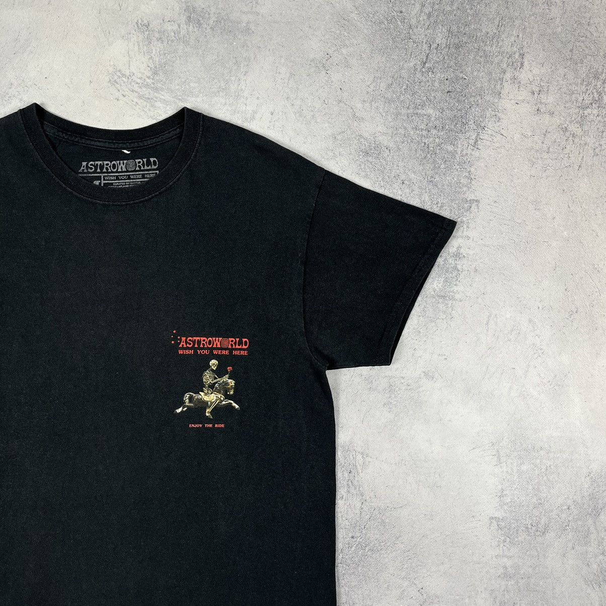 Travis Scott Astroworld Cactus Jack Enjoy the Ride big logo tee Size US M / EU 48-50 / 2 - 8 Thumbnail