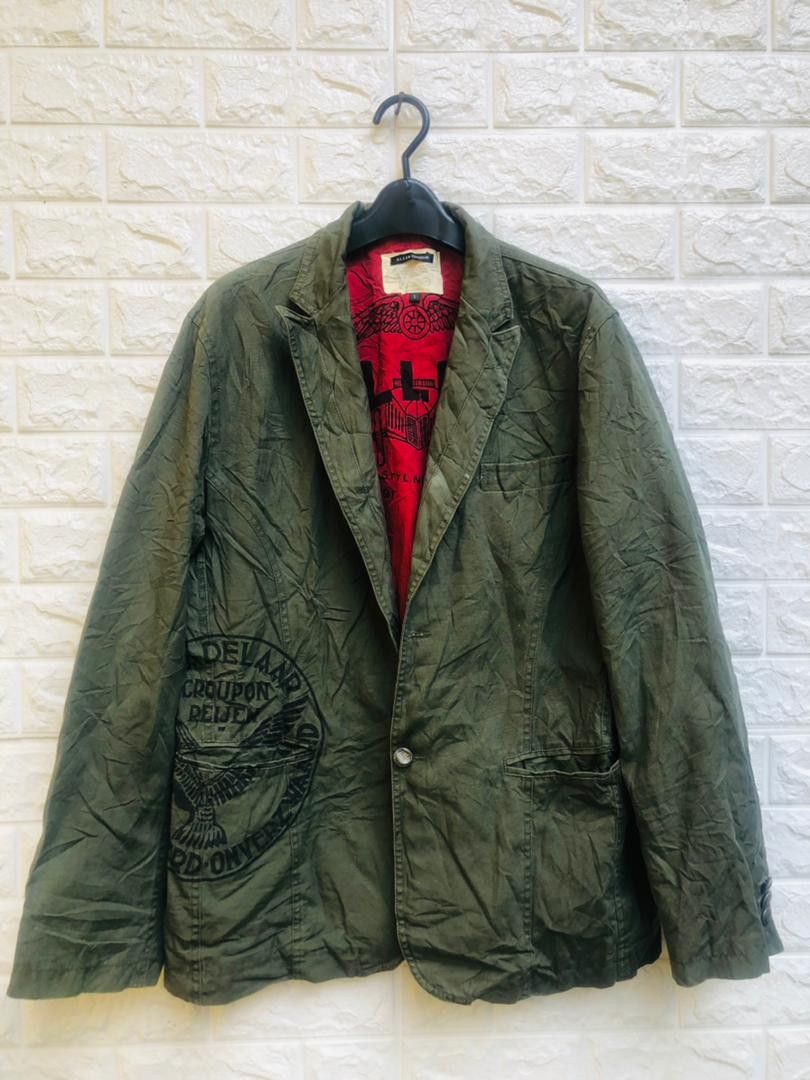 image of Vintage Allix Japanese Designer Fashion Style in Army Green, Men's (Size Large)