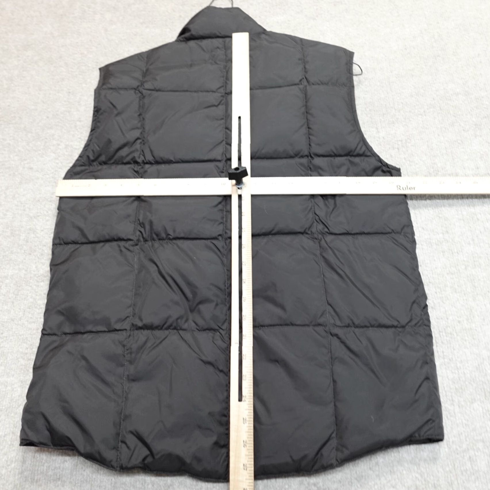 Lands' End Lands End Vest Black Small Down Filled Zip Snap Front Puffer Men Size S Cozy Parka Style Size US S / EU 44-46 / 1 - 4 Thumbnail